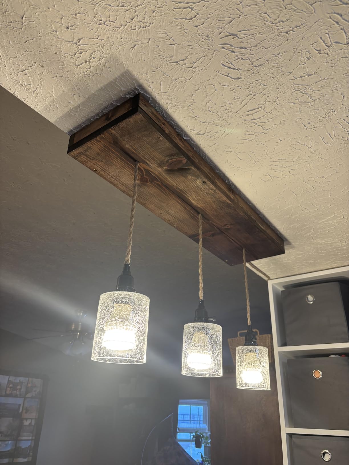 LYOOWNG Plug in Pendant Light Cord, 15FT Hanging Lights Cord, DIY Lamp Kit customer photo 2