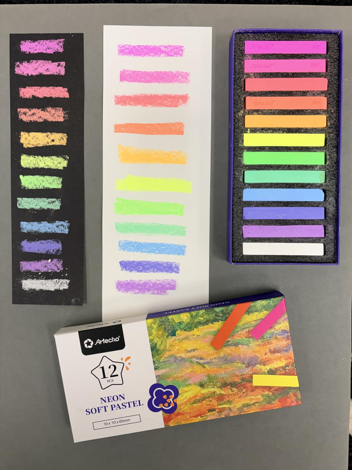 Artecho Soft Pastels, 50pcs, 48 Colors customer photo 2