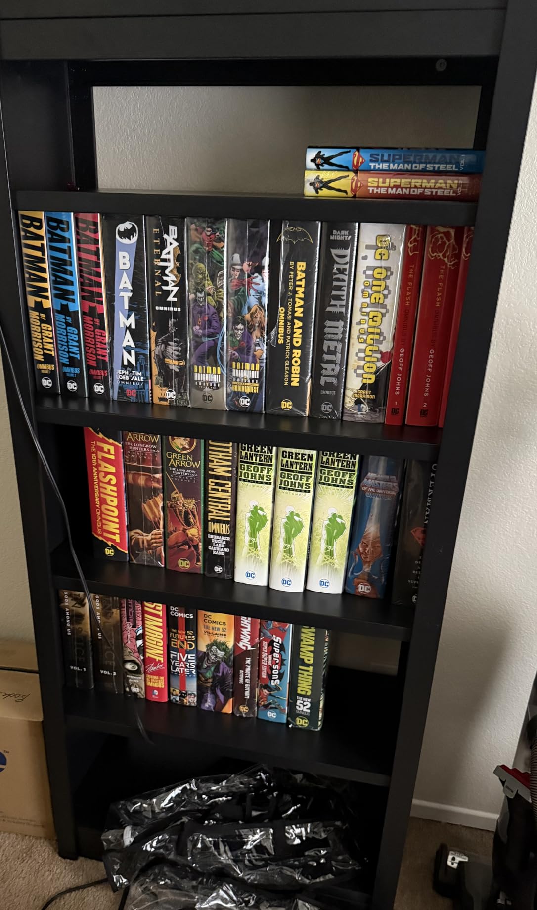 Large Metal Bookcase, 69” Modular Bookshelf with Storage, 5 Tier Bookcase with Adjustable Shelves, Extra Tall Book Shelves, Modern Book Case for Library, Office, Entryway, Living Room(Black) customer photo 2