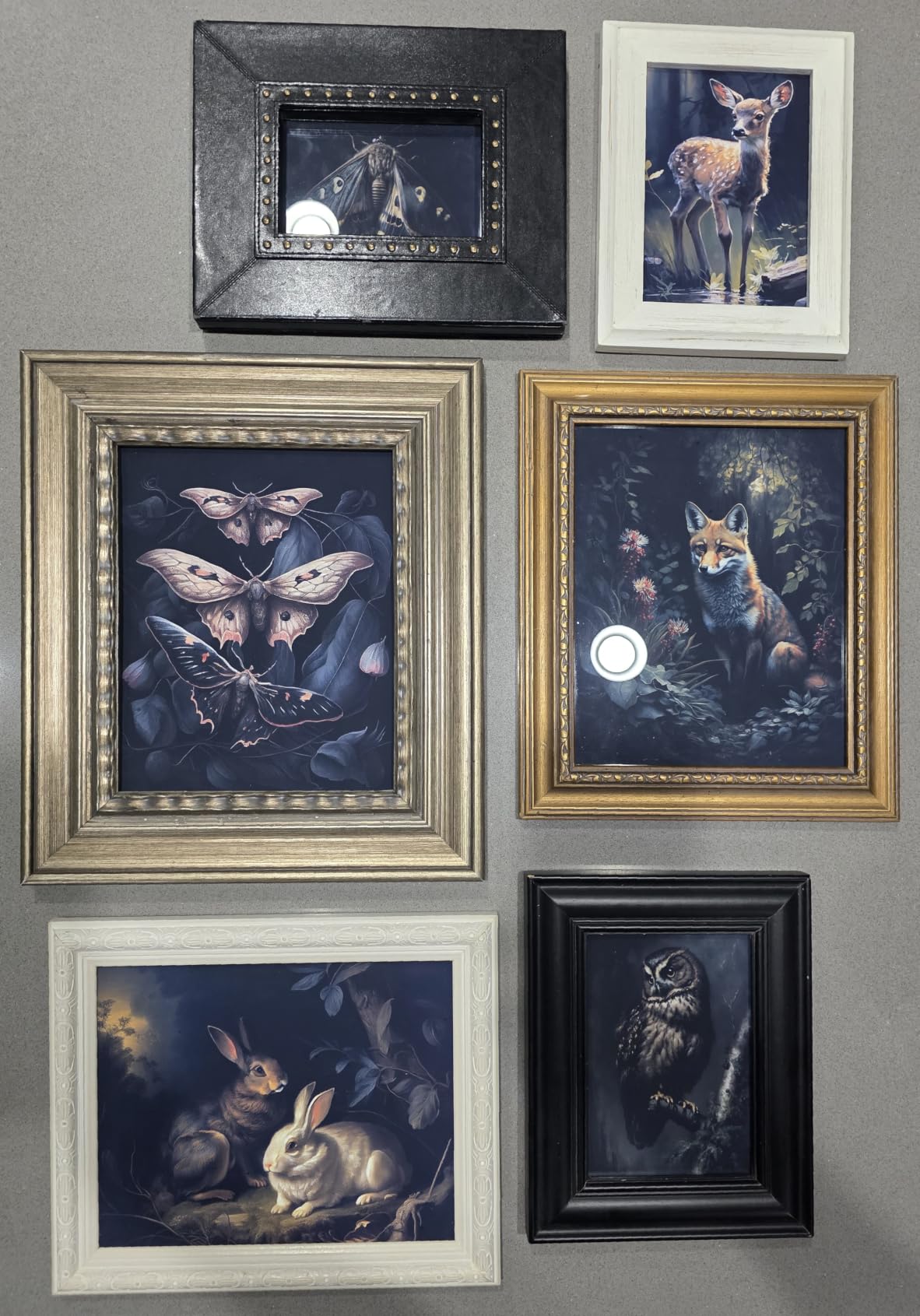KBKBART 70pcs Dark Academia Wall Collage Kit, Vintage Poster Wall Decor, Retro Style Dark Aesthetic Room Decor, Light Academia Photo Collage Kit 4