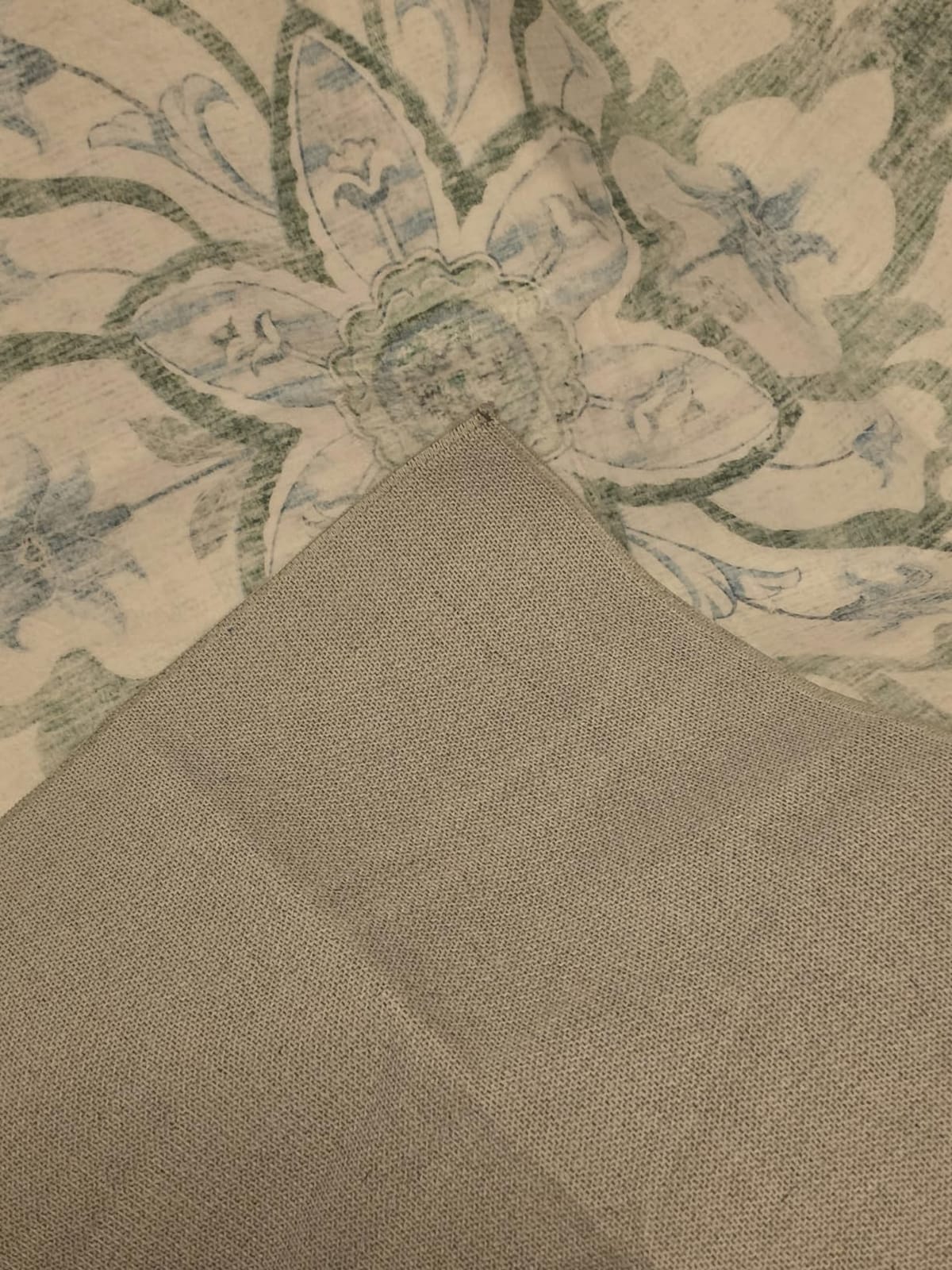 RELEANY Washable Area Rug, 5'x7', Brick/Brown/Green customer photo 1
