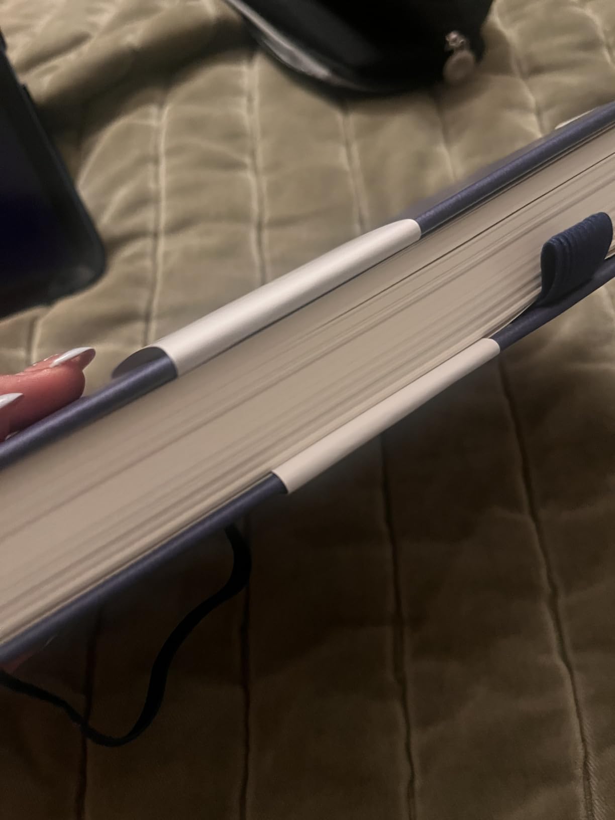 Thick Bullet Notebook with 366 Numbered Pages, A5 Dotted Journal for Writing with 100GSM Dot Grid Paper, Hardcover Leather Notebooks for Women Men School Note Taking Office Work Diary, 5.7