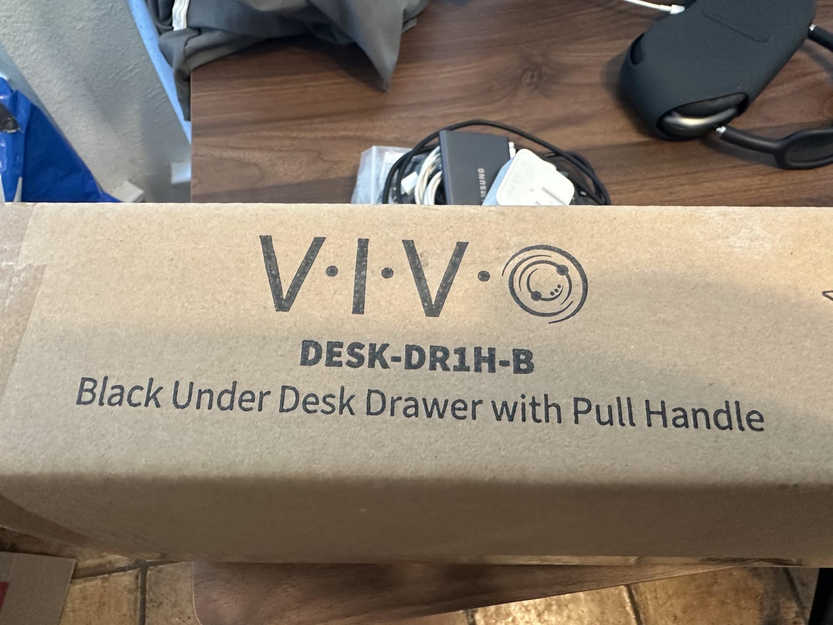 VIVO Black 22 x 9 inch Under Desk Storage Drawer, DESK-DR22H-B customer photo 2