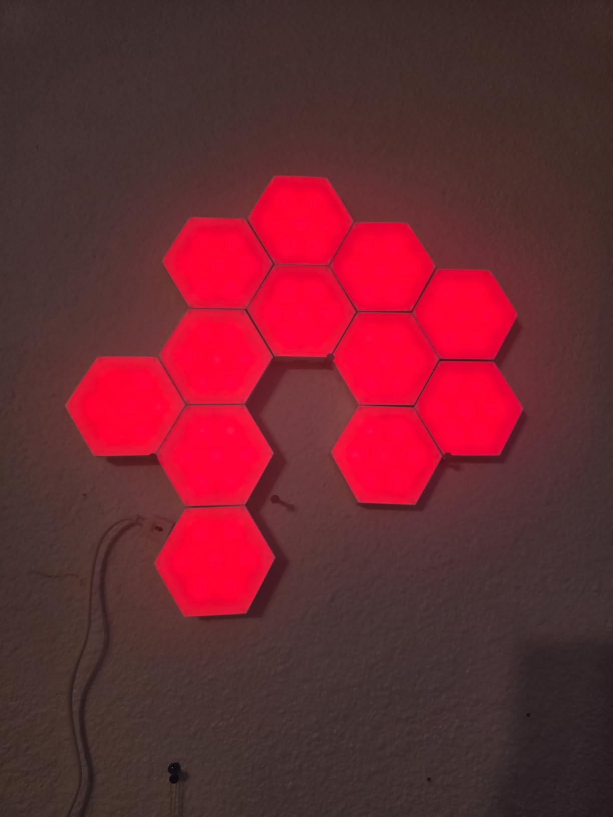 OJQ 20 Pack Hexagon Lights Wall RGB Panel - Hexagonal Led Lights Room Decor customer photo 2