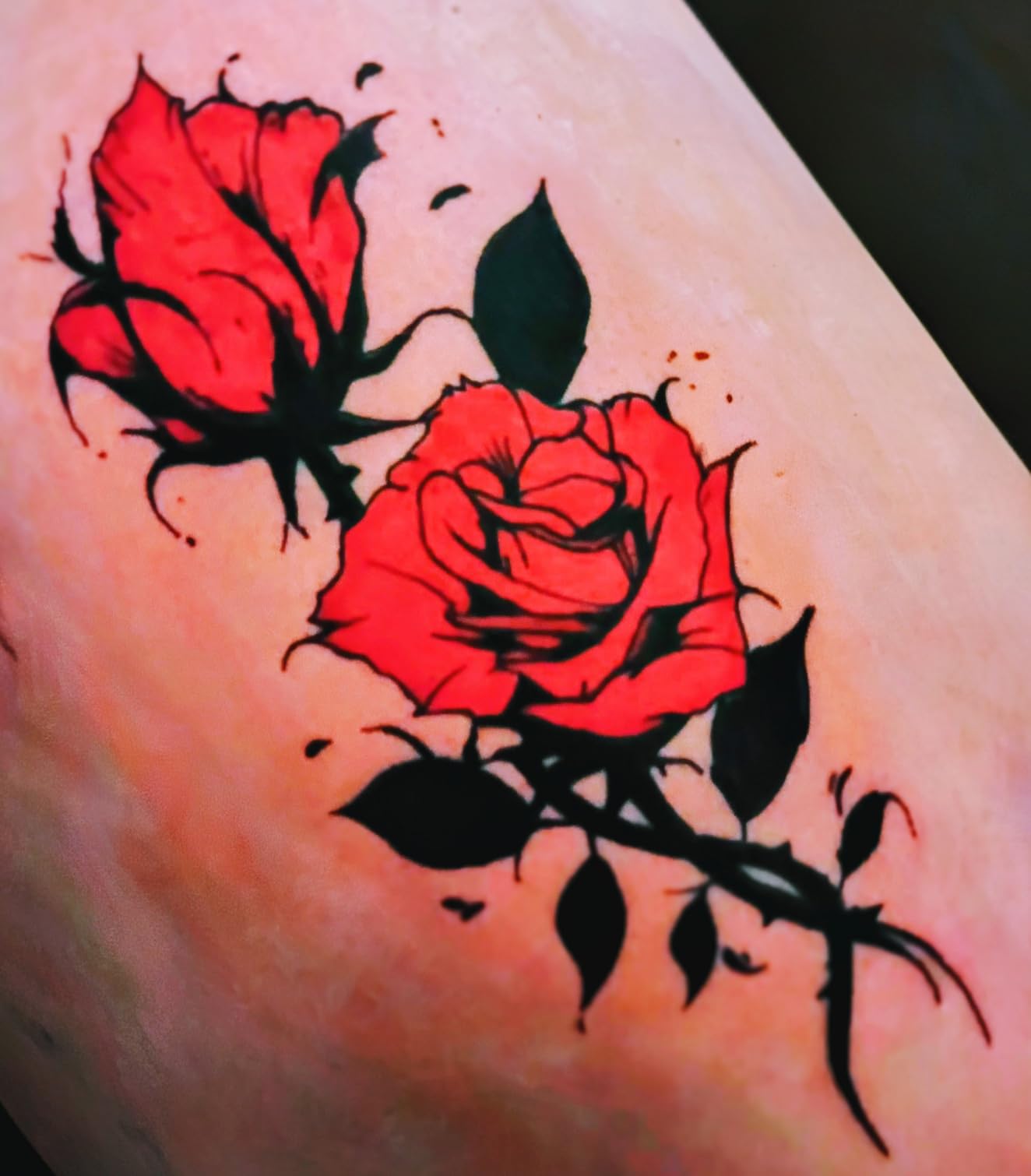 STIGMA Wireless Tattoo Gun Kit Complete Set, Tattoo Pen with 2 Batteries, 20 Cartridge Needles, 10-Color Ink Set and Practice Skin for Beginners and Artists, STP35TI4002-9 customer photo 2