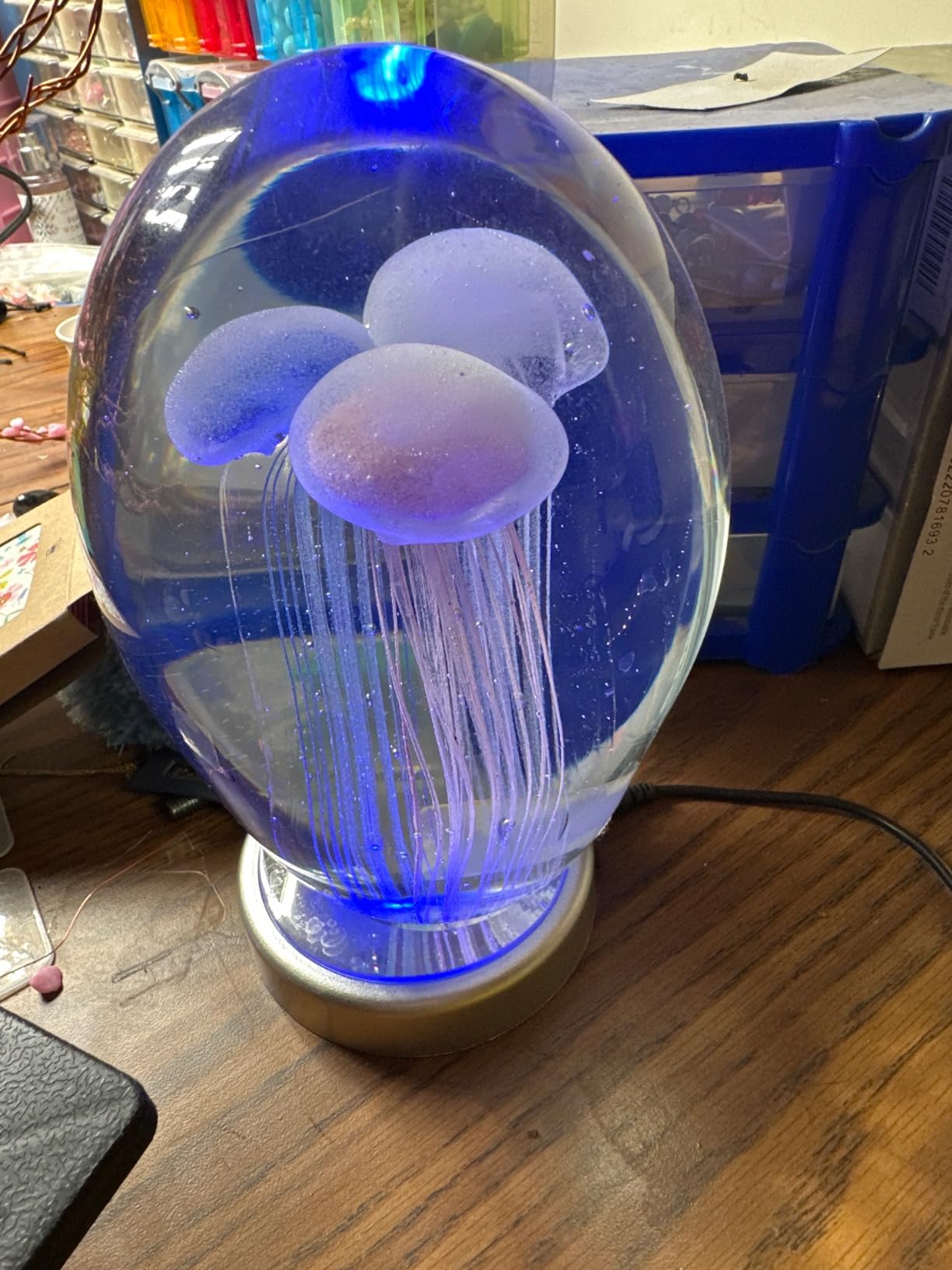 IFOLAINA LED Light Base Multicolor Round Display Stand for Crystal Art Lighted Base for 3D Glass Led Display Base Pedestal Plate Décor customer photo 2