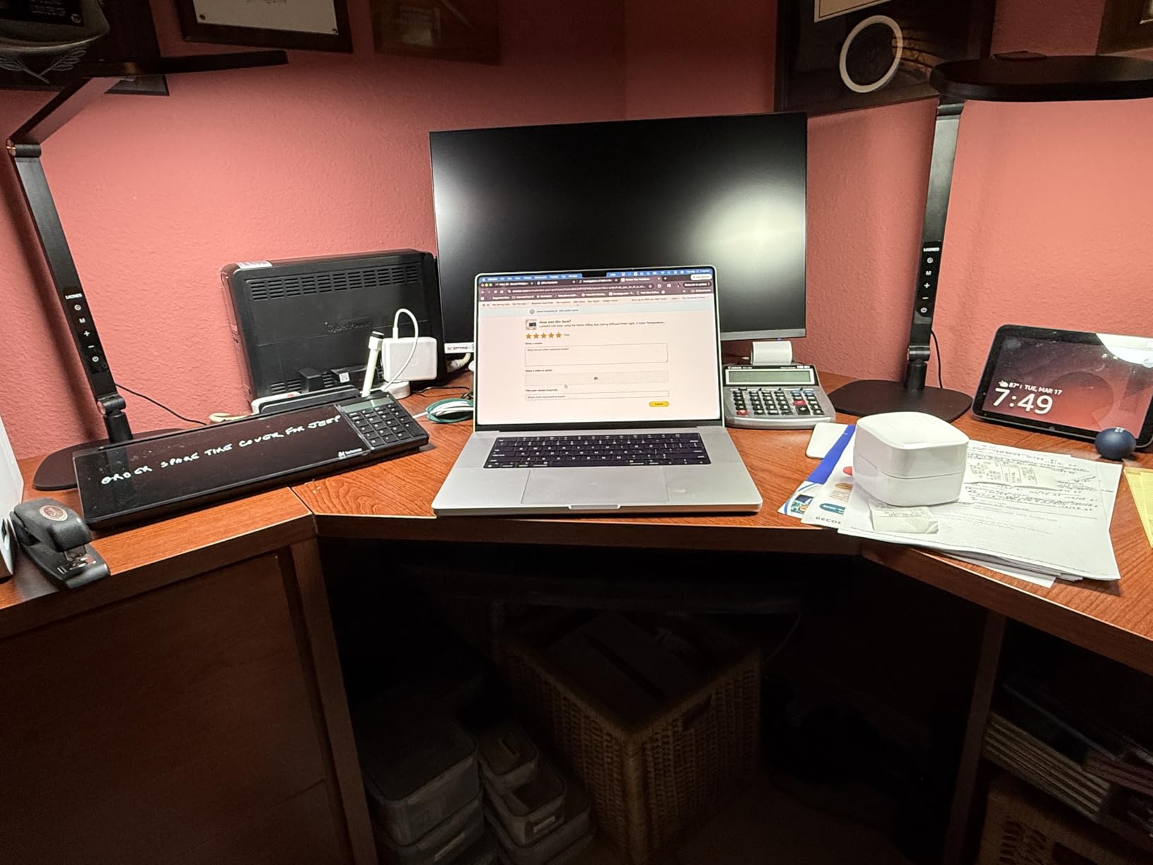 LitONES LED Desk Lamp for Home Office, Soft Edge-lit Design - Modern Style customer photo 1