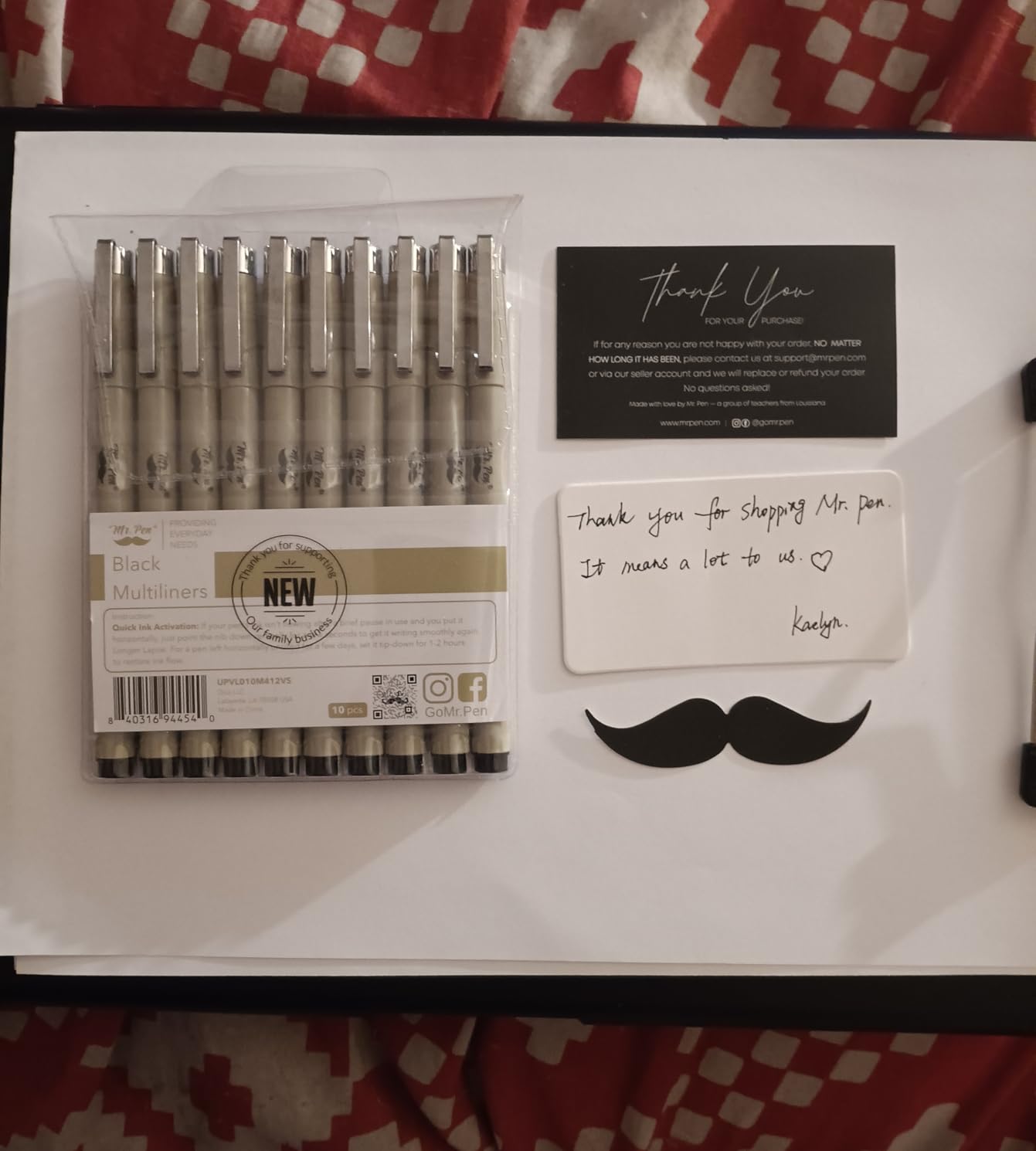 Mr. Pen- Drawing Pens for Artists, 16 Sizes, Black Multiliner customer photo 1