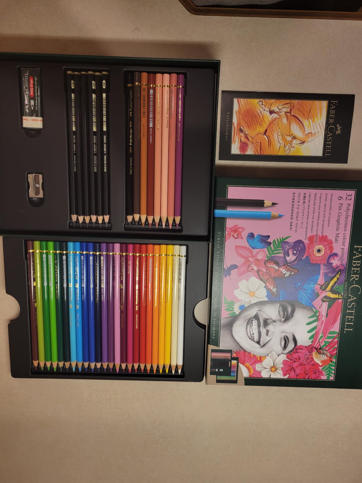 Faber-Castell Polychromos and Pitt Graphite Matte Giftset Artist Gift Set, Multi-Color 40 Count customer photo 2
