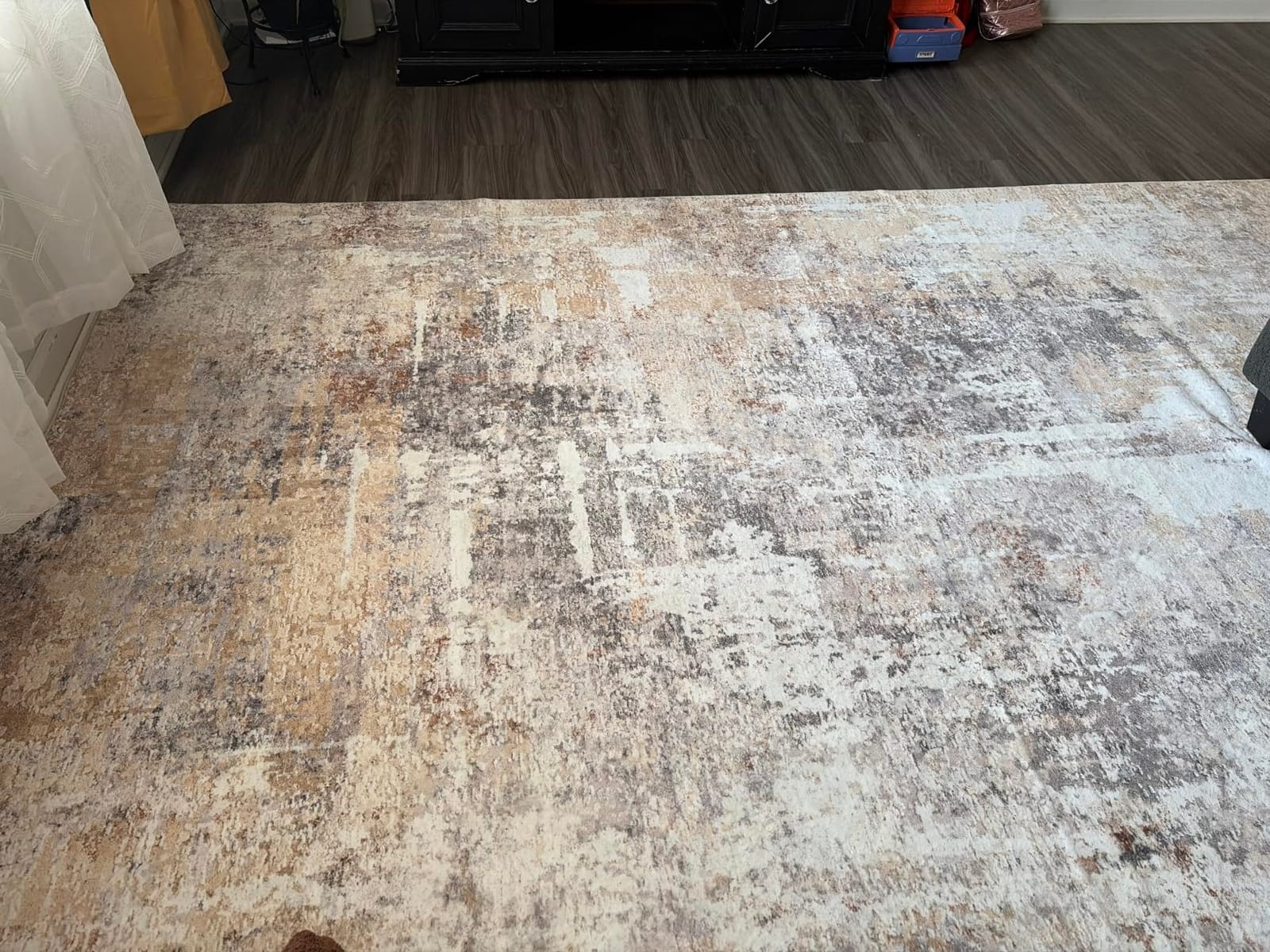 LOONGRUG 8x10 Area Rugs Washable Large Neutral Modern Living Room Rug customer photo 1