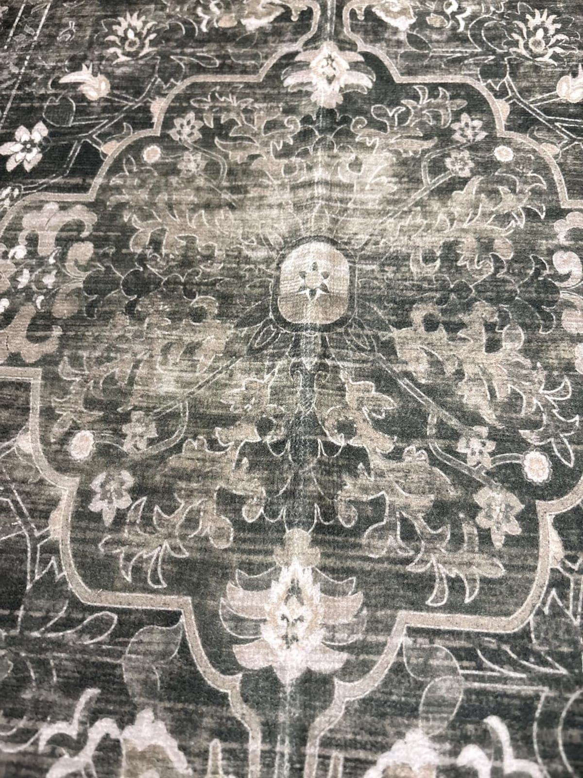 U'Artlines Boho Vintage Area Rug 5x7 Machine Washable Carpet, Rust&Teal customer photo 2