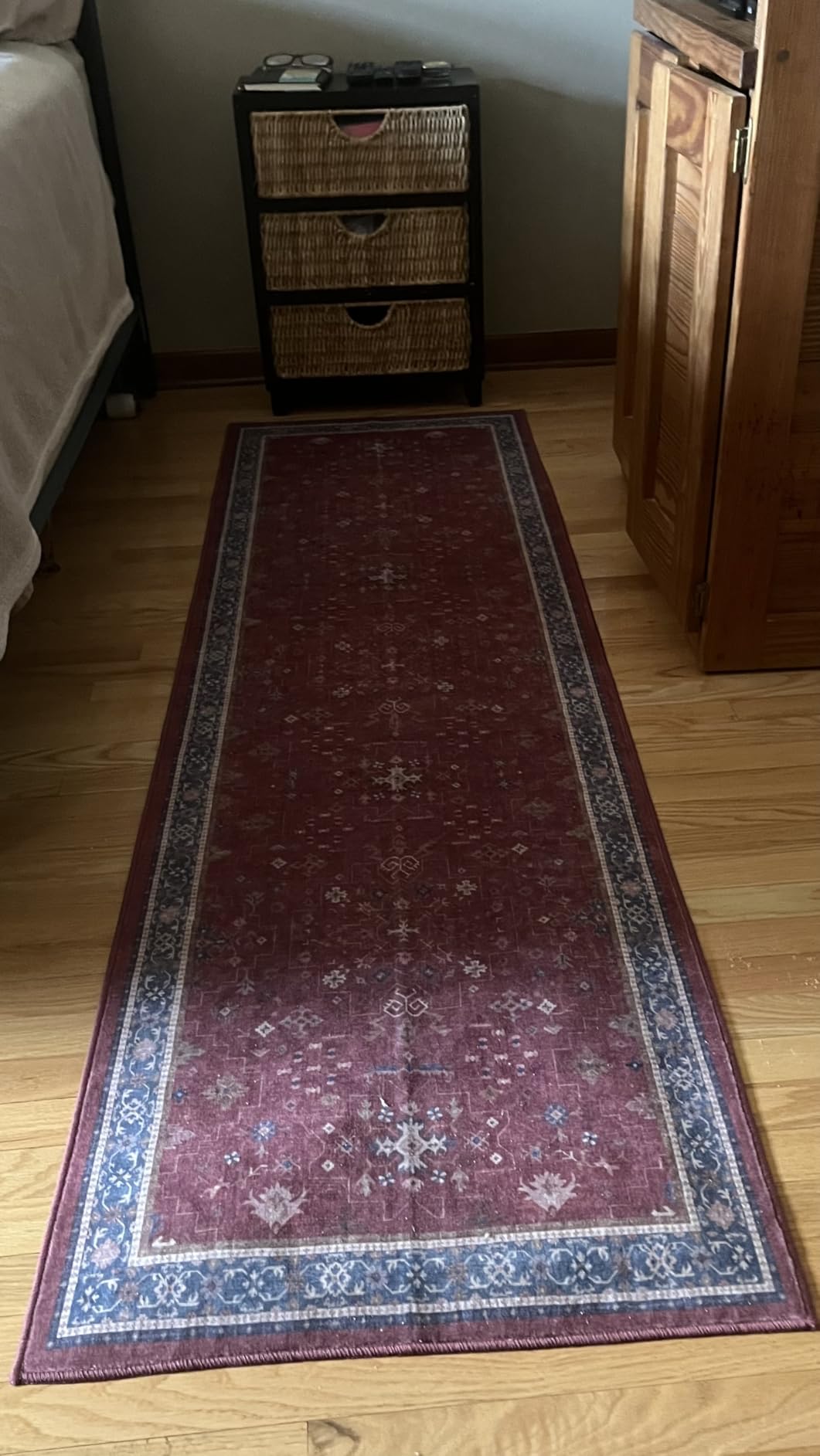 Black Farmhouse Washable 8x10 Area Rugs for Living Room, Bedroom, Dining Room Kitchen Table Rug for Under Table, Office, Dark Charcoal Tumble Stain Resistant Non-Slip Large Washable (8x10 Black/Multi) customer photo 2