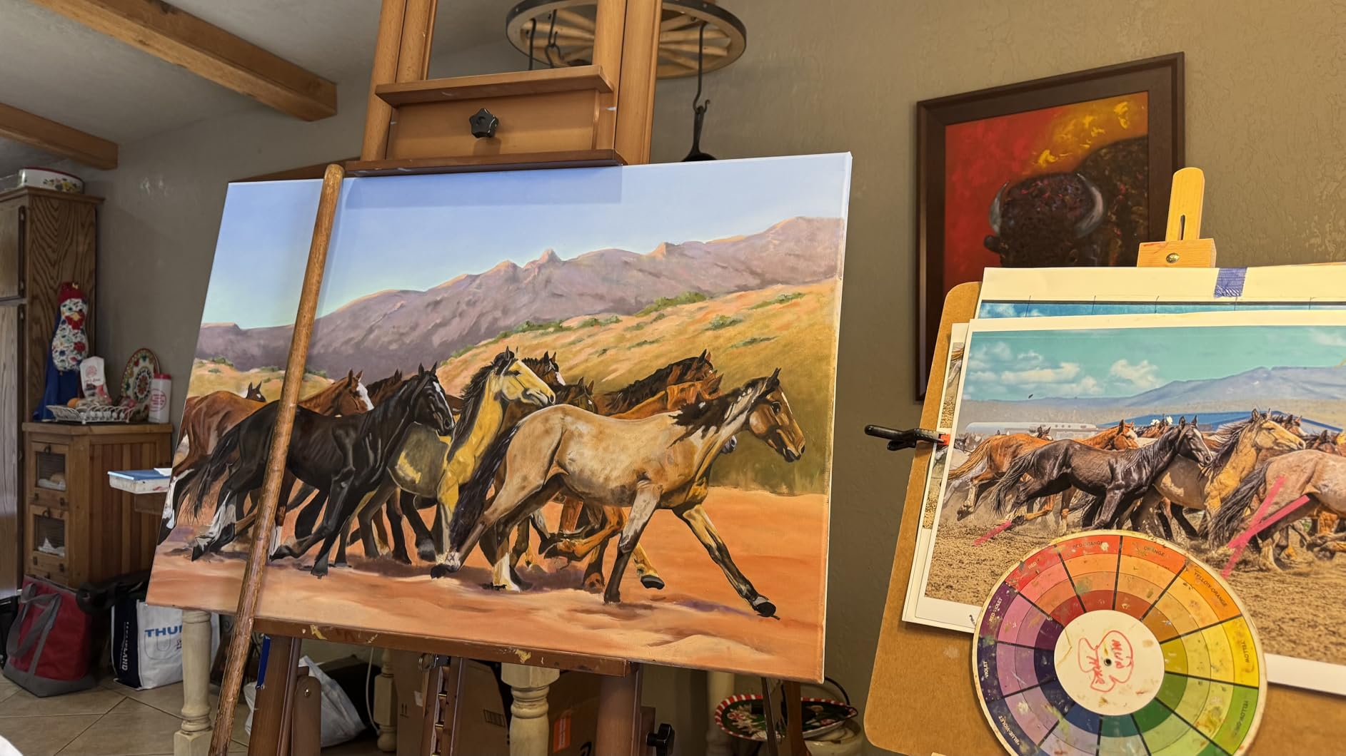 MEEDEN Extra-Large Art Painting Easel: Holds Canvas Up to 79