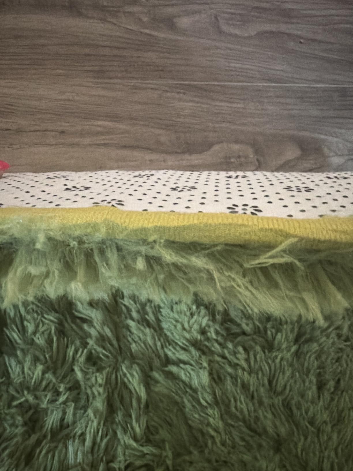OLANLY Area Rugs for Living Room Bedroom, Machine Washable 4x5.9 ft Soft Fluffy Shaggy Bedside Rug, Indoor Floor Carpet for Kids Girls and Boys, Dorms, Nursery Rooms, Home Decor Aesthetic, Ivory customer photo 2