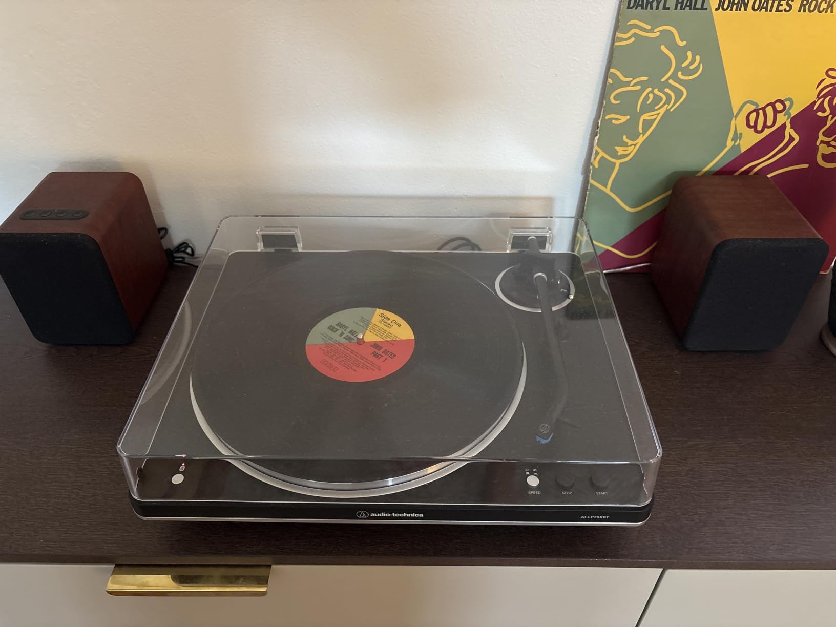 Audio-Technica AT-LP70XBT Wireless Turntable (Black/Bronze) customer photo 2