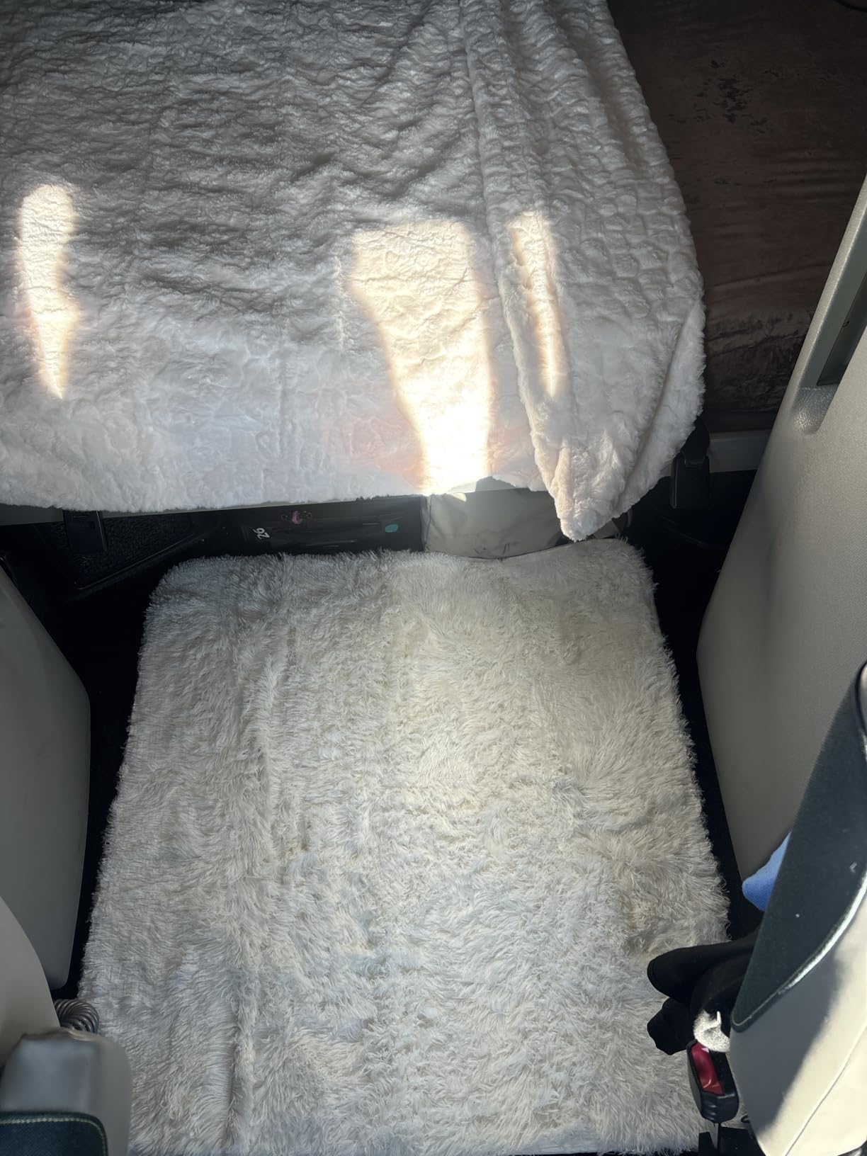 OLANLY 5x7 Machine Washable Large Area Rugs for Living Room, Bedroom, Soft Fluffy Shaggy Bedside Rug, Indoor Floor Carpet for Kids Girls and Boys, Dorms, Nursery, Home Decor Aesthetic, Beige customer photo 2