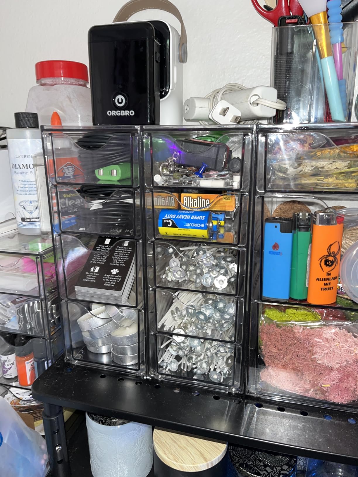 Vtopmart 4 Set Acrylic Desk Organizer with 16 Drawers for Office, Makeup customer photo 2
