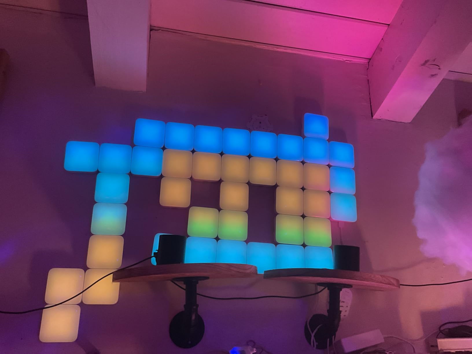 Govee Mini Panel Lights, RGBIC Wall Lights, Smart LED Wall Panels customer photo 1