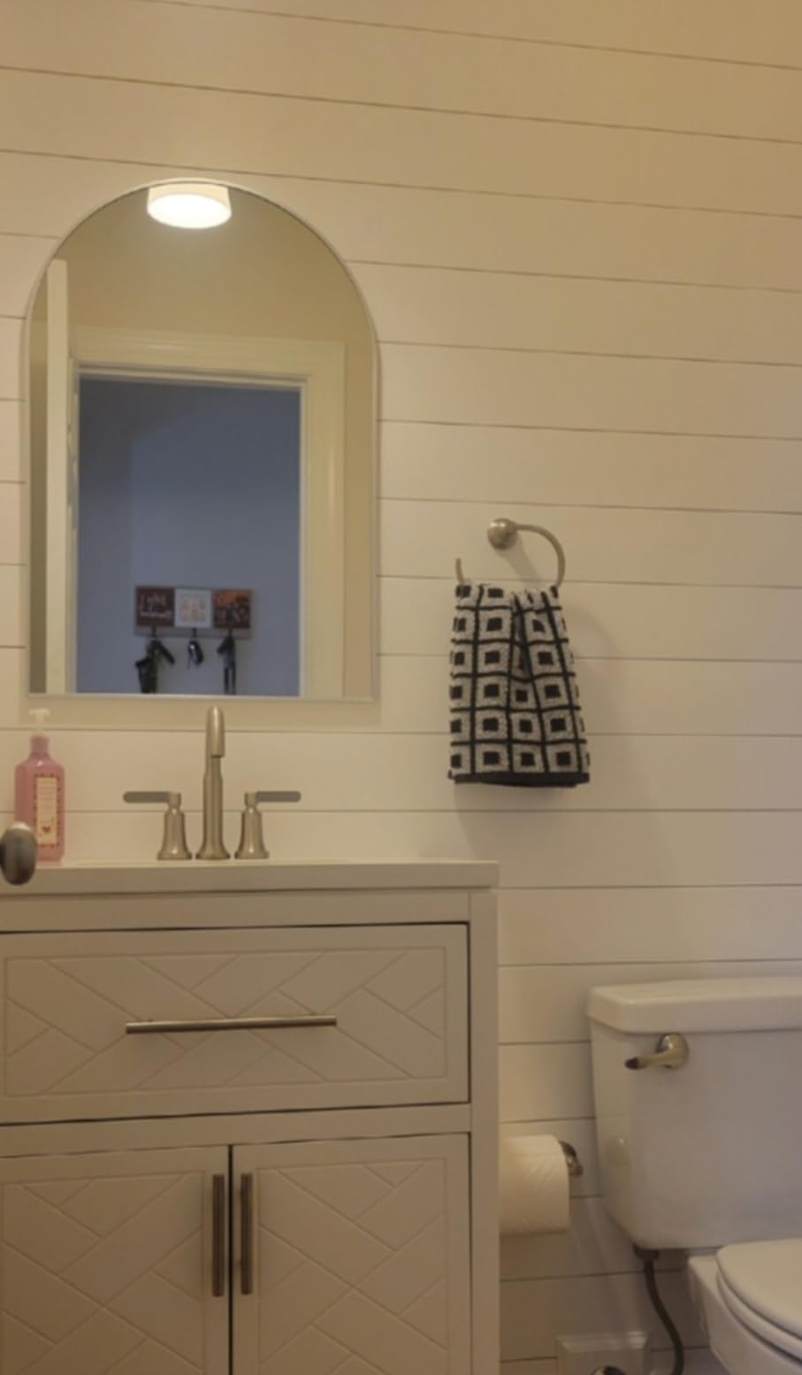 Arched Wall Mirror for Bathroom, 30