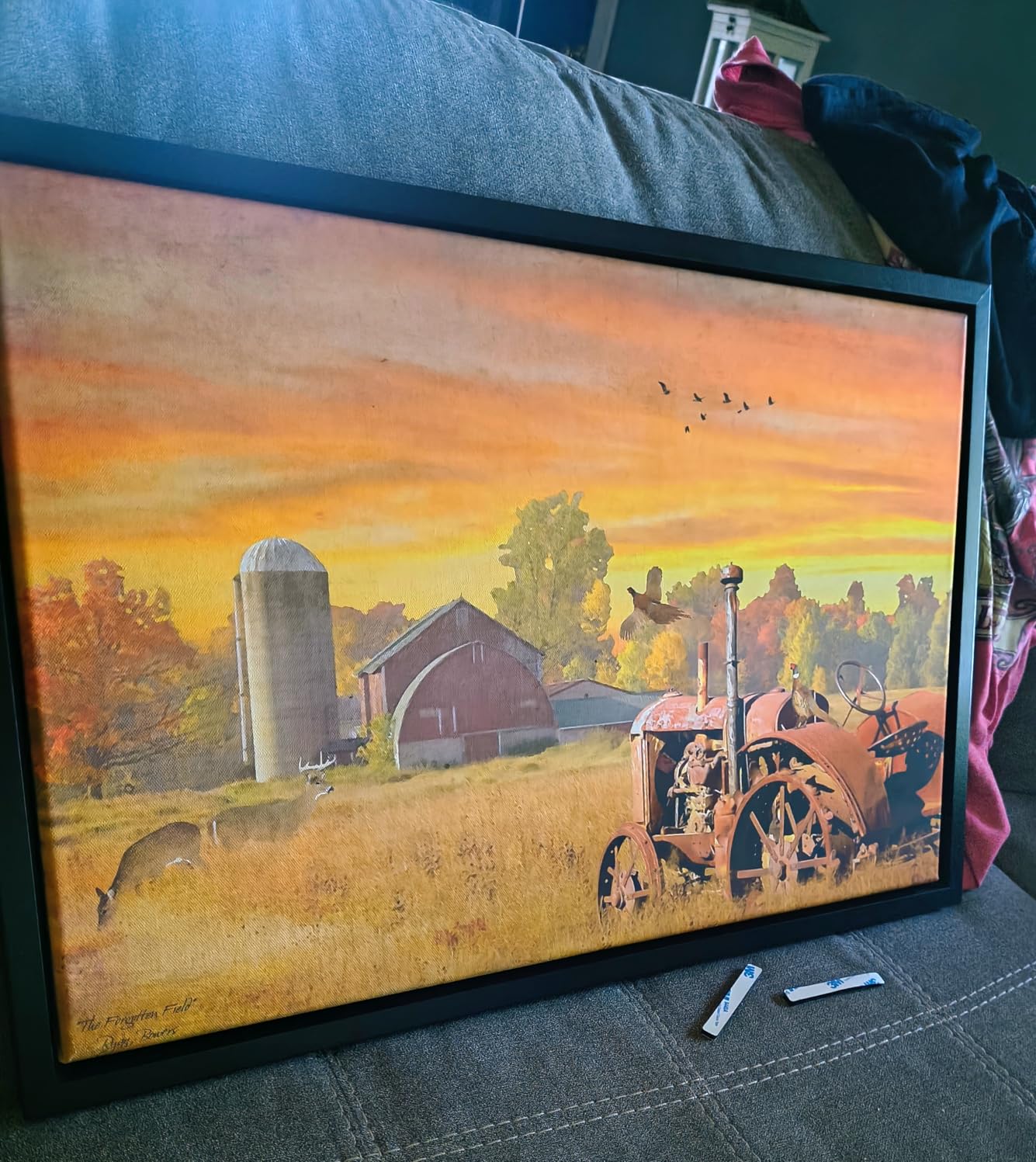 Americanflat 11x14 Canvas Floating Frame - Engineered Wood - Black customer photo 2