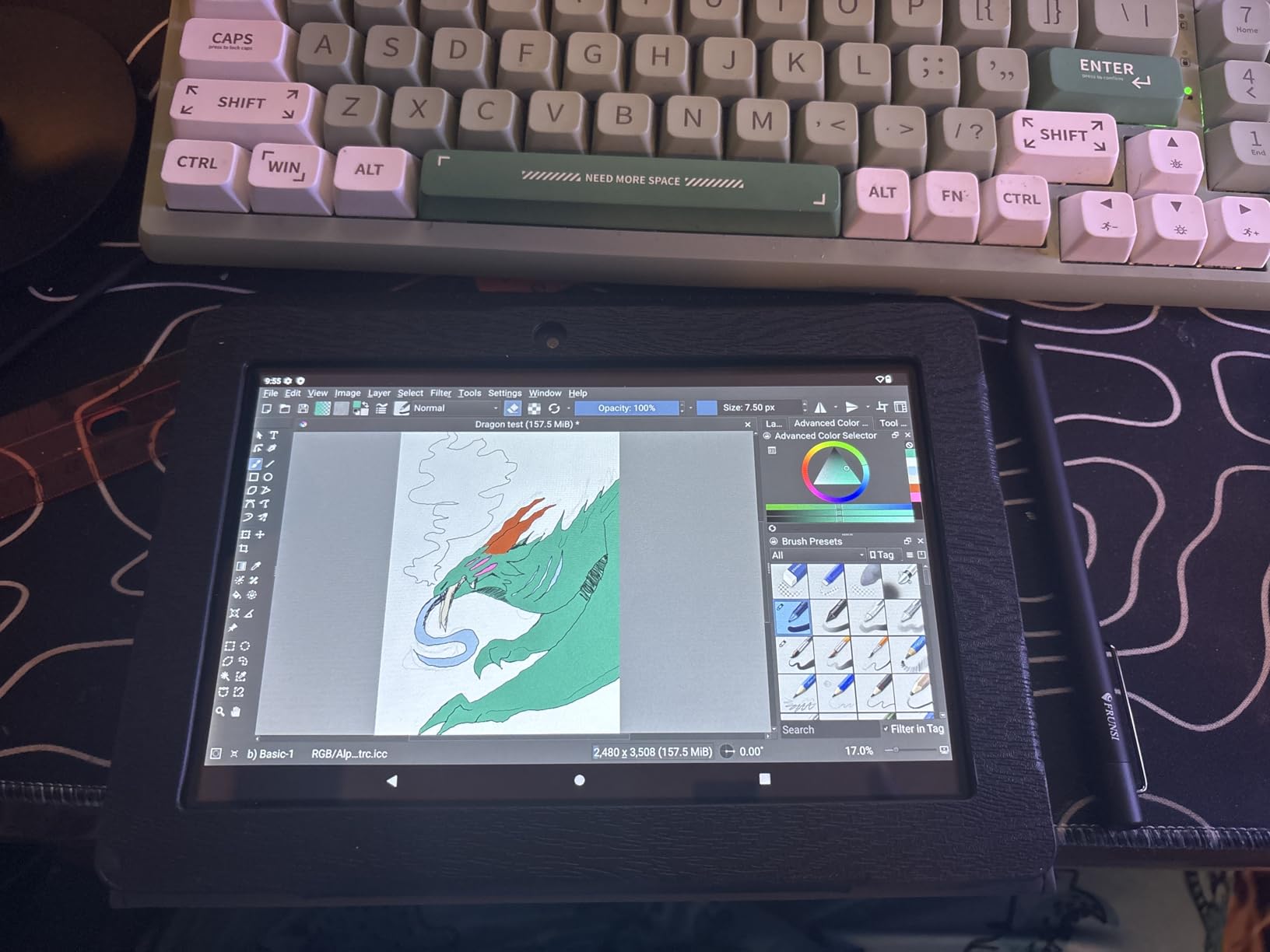 T8 Standalone Drawing Tablet 8inch Drawing Tablet No Computer Needed customer photo 1