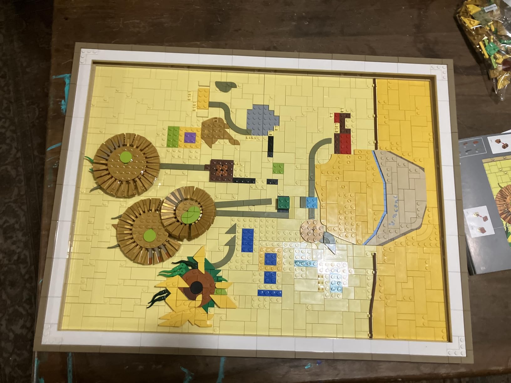 LEGO Art Vincent Van Gogh – Sunflowers Building Set for Adults - Home Decor Idea - Brick Built Painting - Gift for Birthdays - 31215 customer photo 1