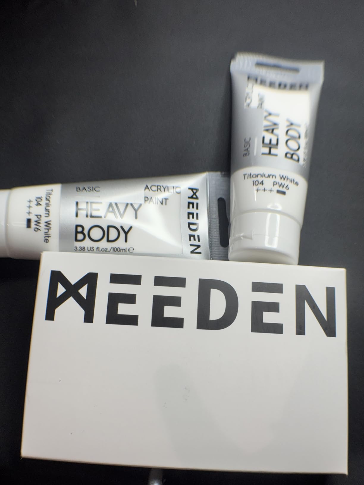 MEEDEN Heavy Body Acrylic Paint Set: 100ml/3.38oz x 40 Tubes Art Paint customer photo 2