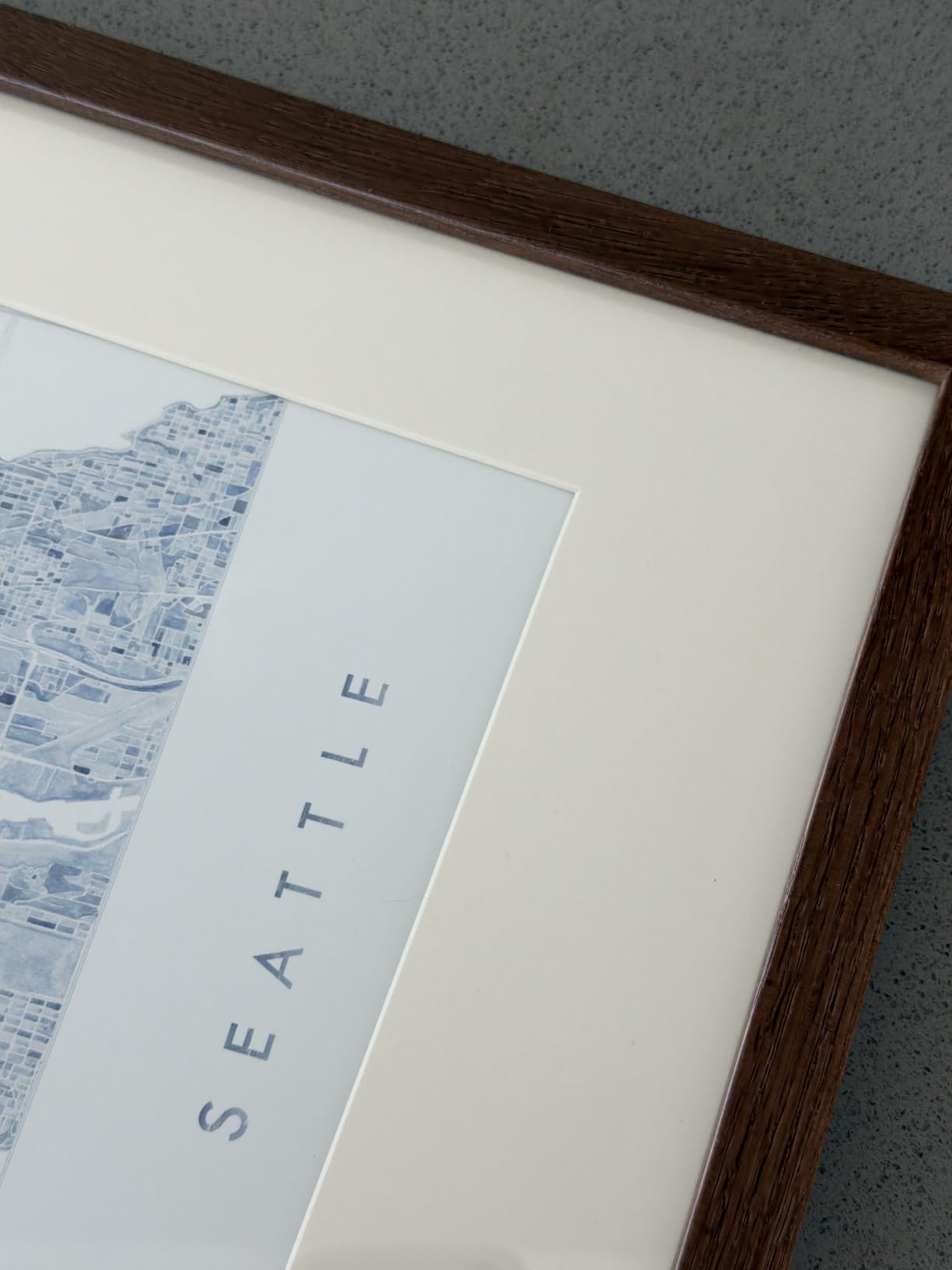 8x10 Picture Frame, Solid Oak Wood 8x10 Frames with Mat to 5x7 customer photo 1
