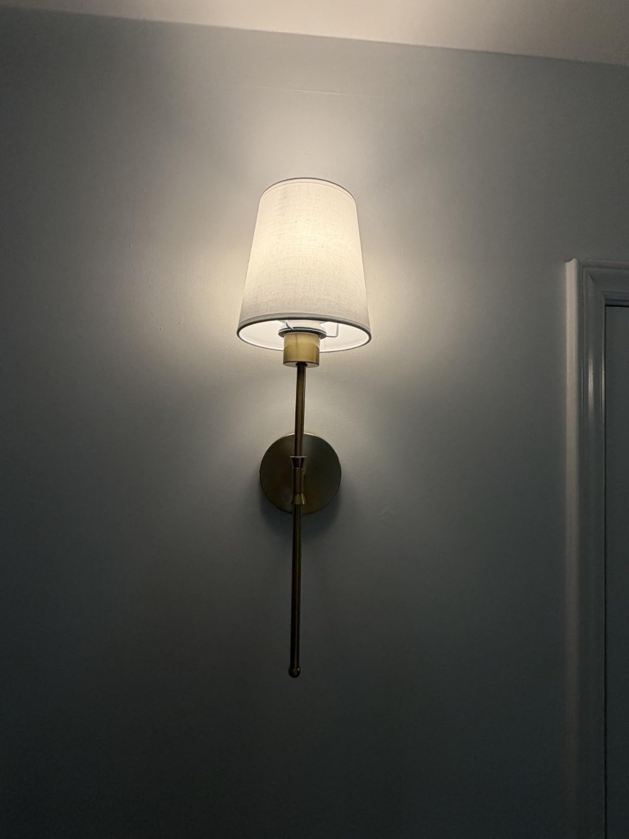 Depuley Battery Operated Wall Sconce: Set of 2 Wireless Wall Lights with 10000mAh Dimmable Bulbs and Remote for Bedroom - Rechargeable 15 Colors Gold Wall Lamp for Living Room Hallway customer photo 1