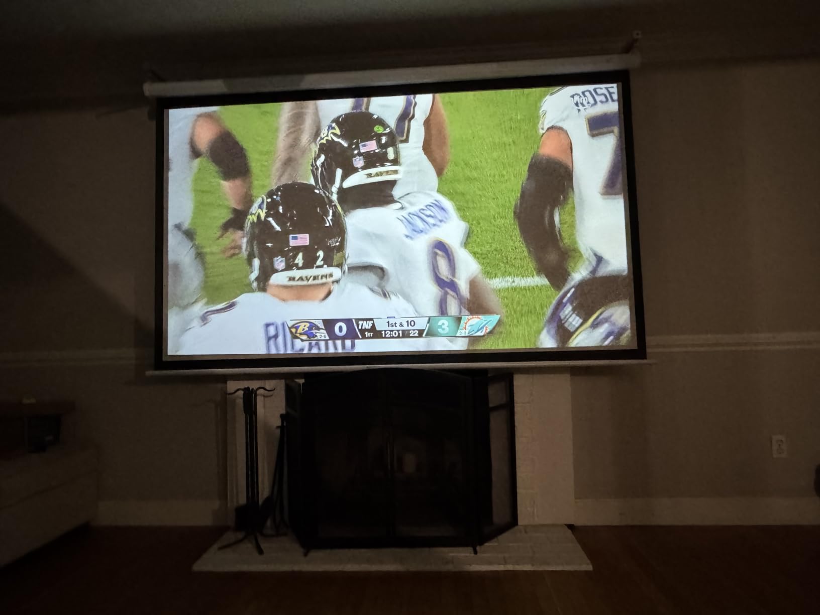 Portable-Outdoor-Projector with WiFi &Bluetooth, 50W Dolby Audio Proyector customer photo 1