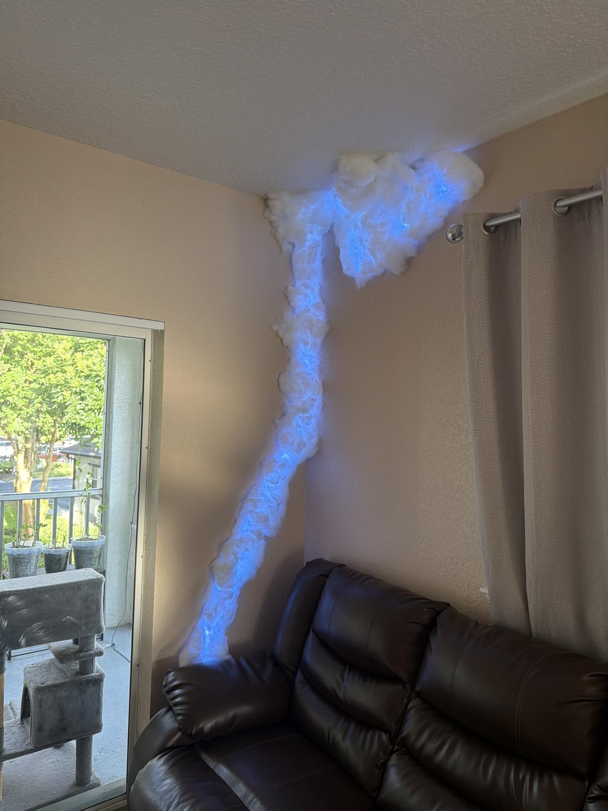 Cloud LED Lights for Ceiling. 3D Thunder Clouds RGB Light with Music Sync customer photo 1