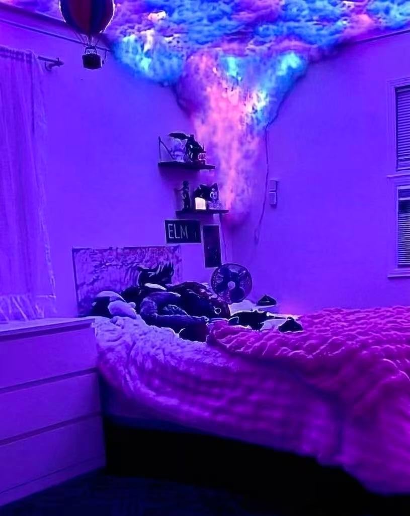 Cloud LED Lights for Ceiling. 3D Thunder Clouds RGB Light with Music Sync customer photo 2