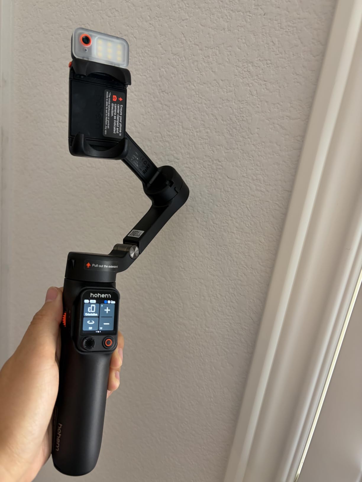 hohem iSteady V3 Ultra 3-Axis Gimbal Stabilizer for iPhone & Android customer photo 1