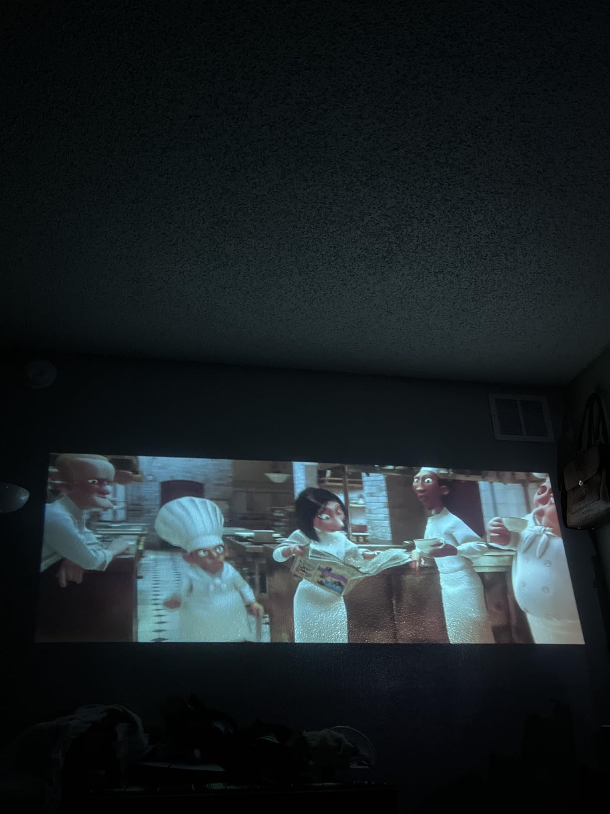 Built-in Apps 1080P 4K Support Mini Projector with Android 14, Phone Remote customer photo 1