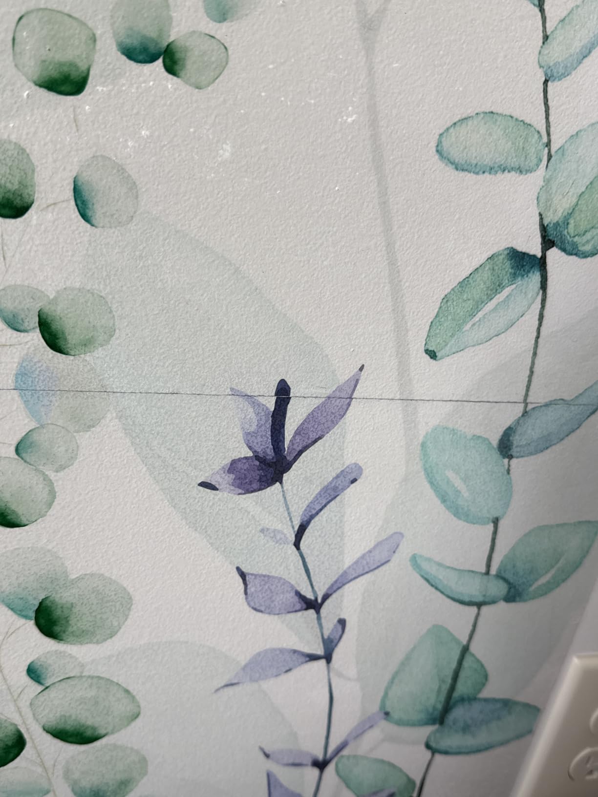 Zonon 6 Pcs Flower Wall Decals Peel and Stick Sticker, Wildflowers customer photo 1