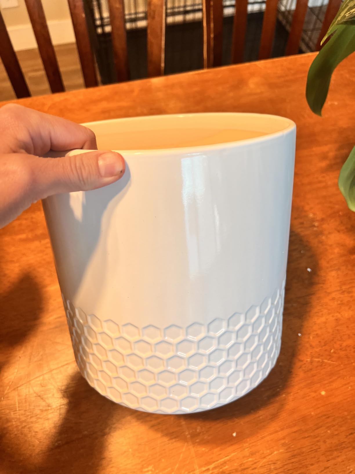Docrin 3-Pack Ceramic Plant pots Set - 6.5
