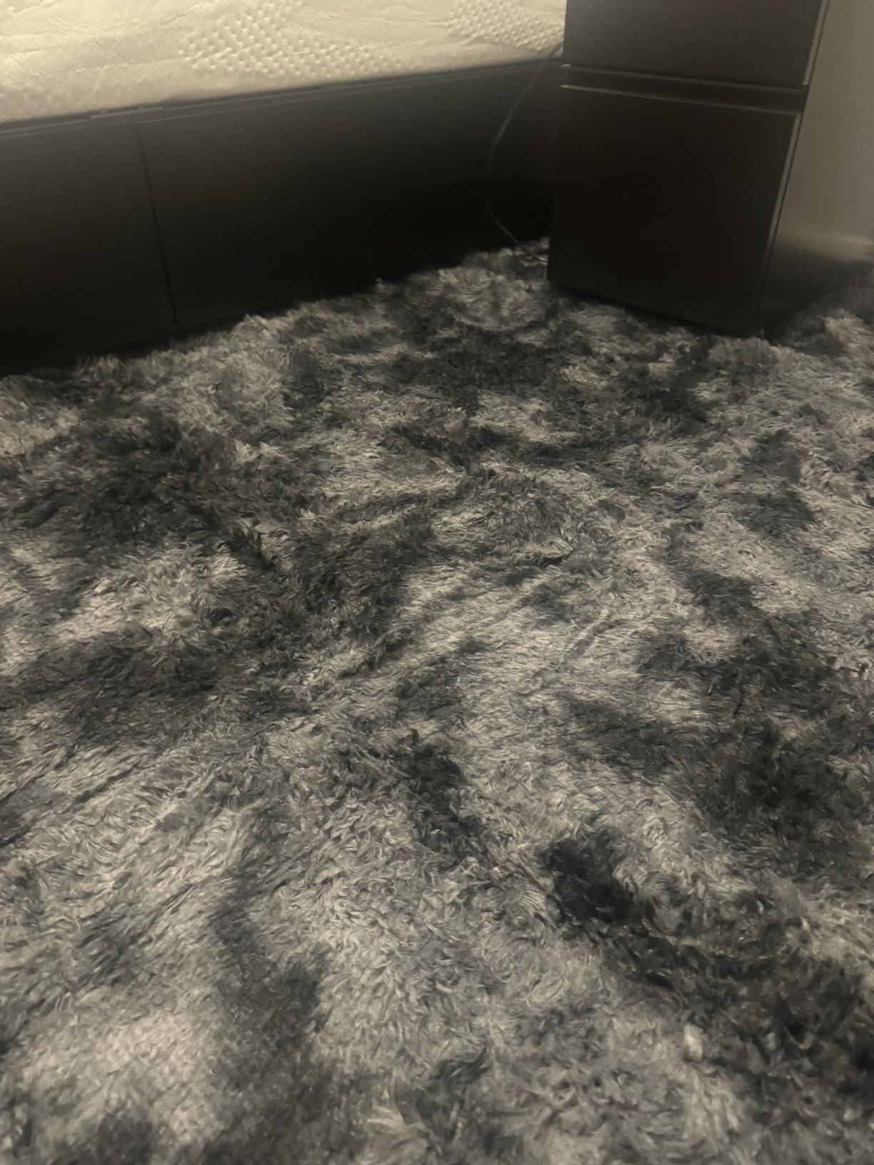 Area Rugs for Living Room, 6x9 Feet Soft Fluffy Shagg Plush Rug High Pile Large Indoor Modern Non-Slip Floor Carpet for Bedroom Nursery Kids Home Room Dorm Decor Aesthetic Tie-Dyed Khaki customer photo 1