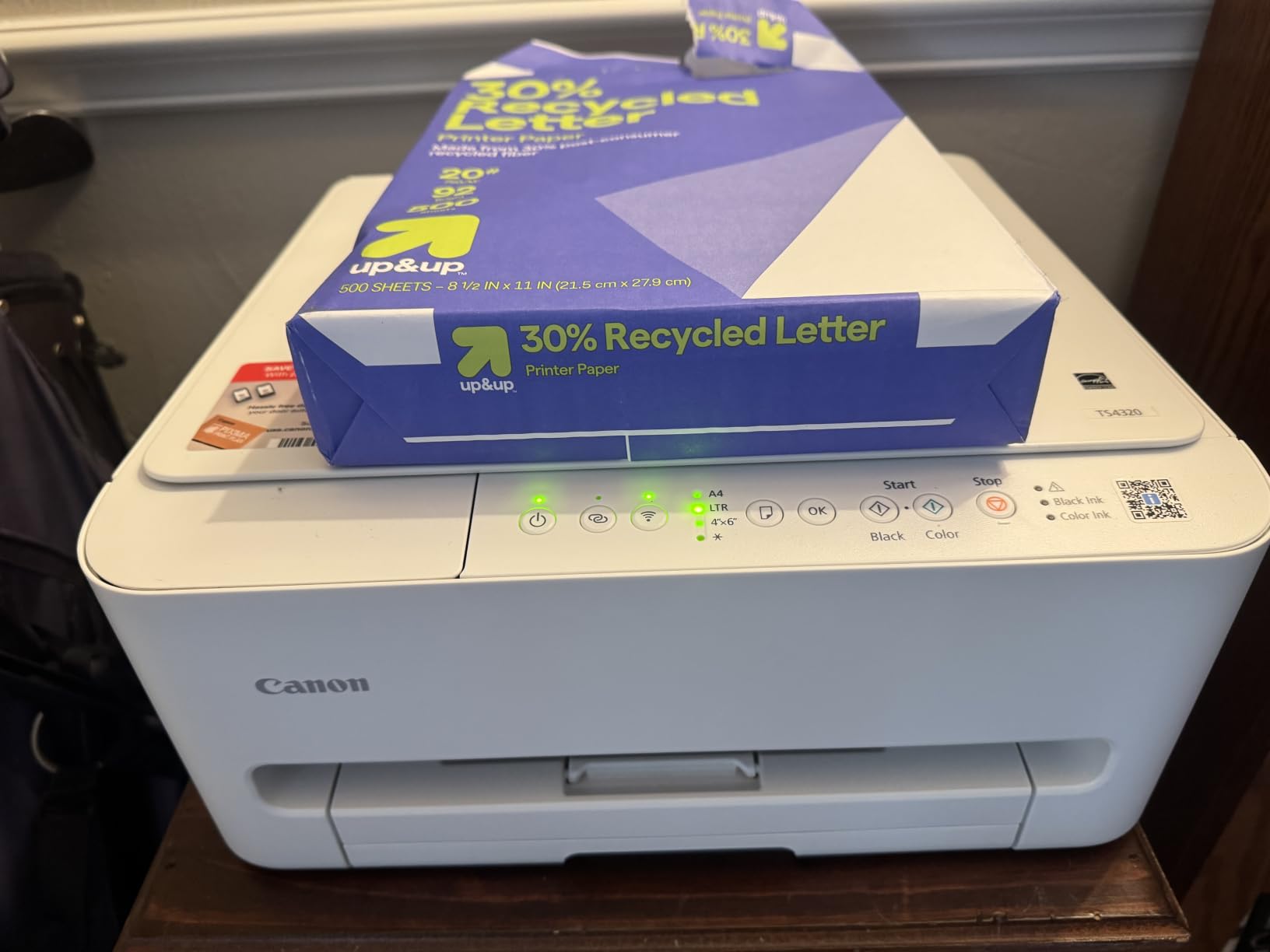 Canon PIXMA TS4320 – Wireless Color Inkjet Printer with Print, Copy, Scan customer photo 1