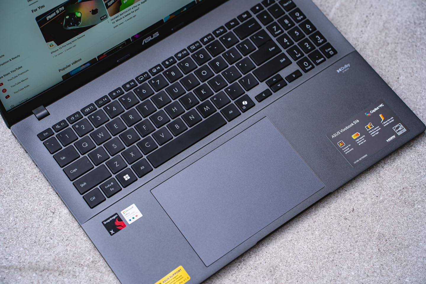ASUS Vivobook S16 AI PC Laptop | 16