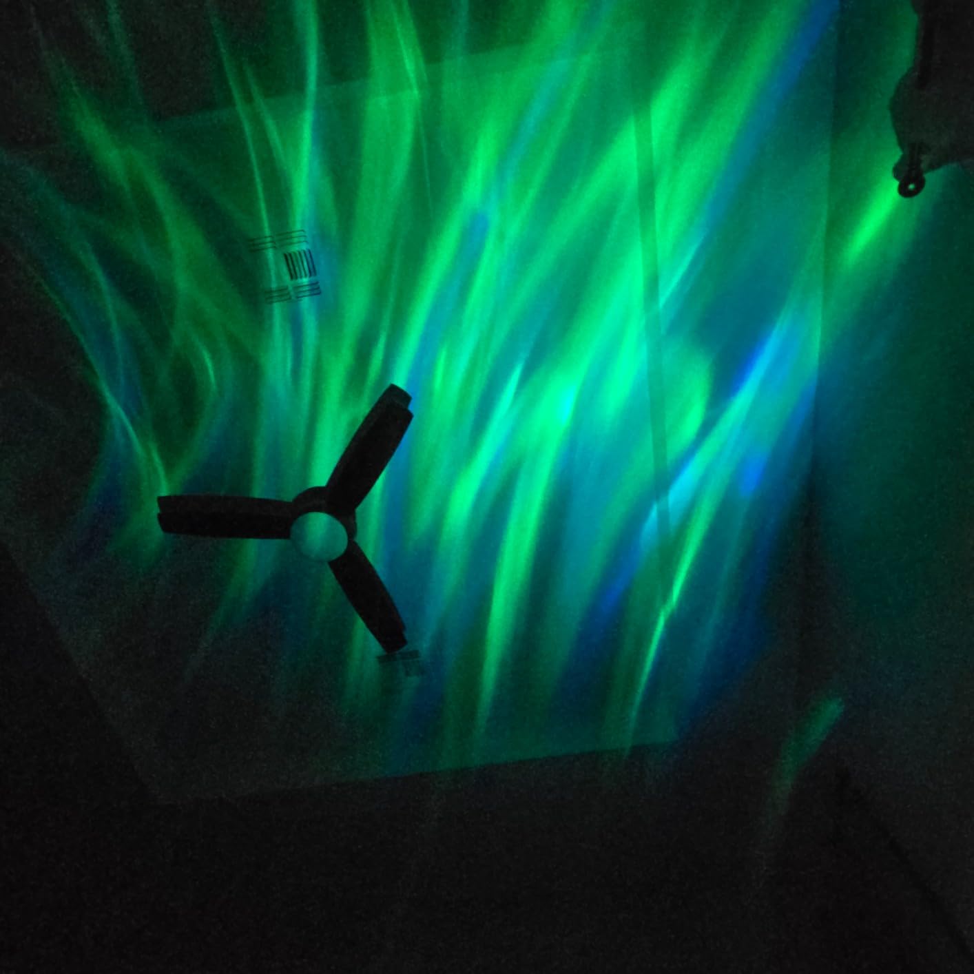 Rossetta Dual Lens Galaxy Star Aurora Projector Night Light for Bedroom customer photo 2