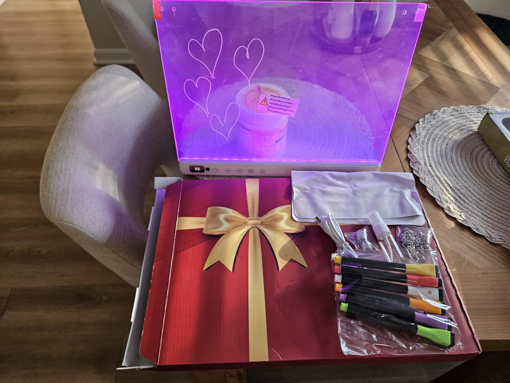Led Drawing Board with 13 Light Effects, 16