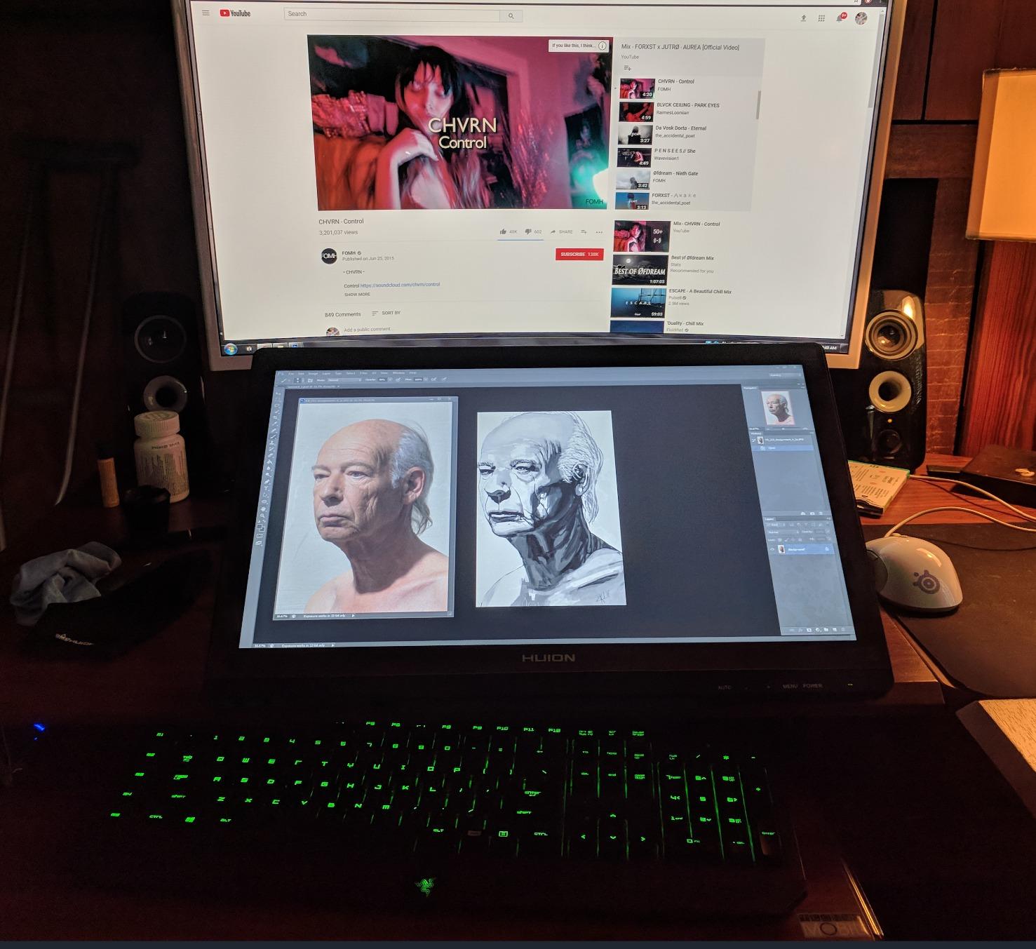 HUION KAMVAS Pro 27 (144Hz) 4K UHD Touchscreen Drawing Tablet, PenTech 4.0 customer photo 1