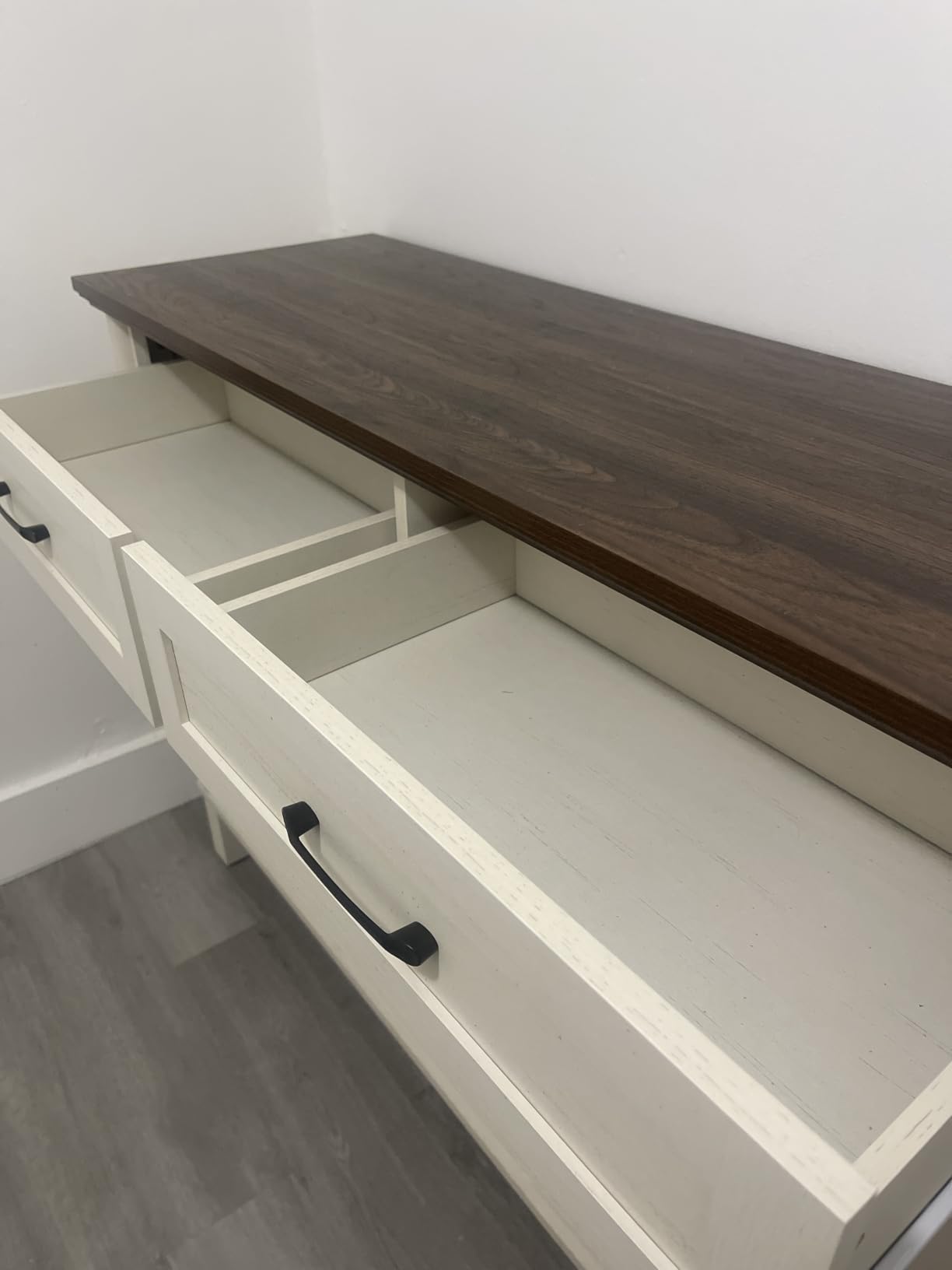 ONBRILL 48 Inch Buffet Cabinet with Storage, Brown customer photo 2