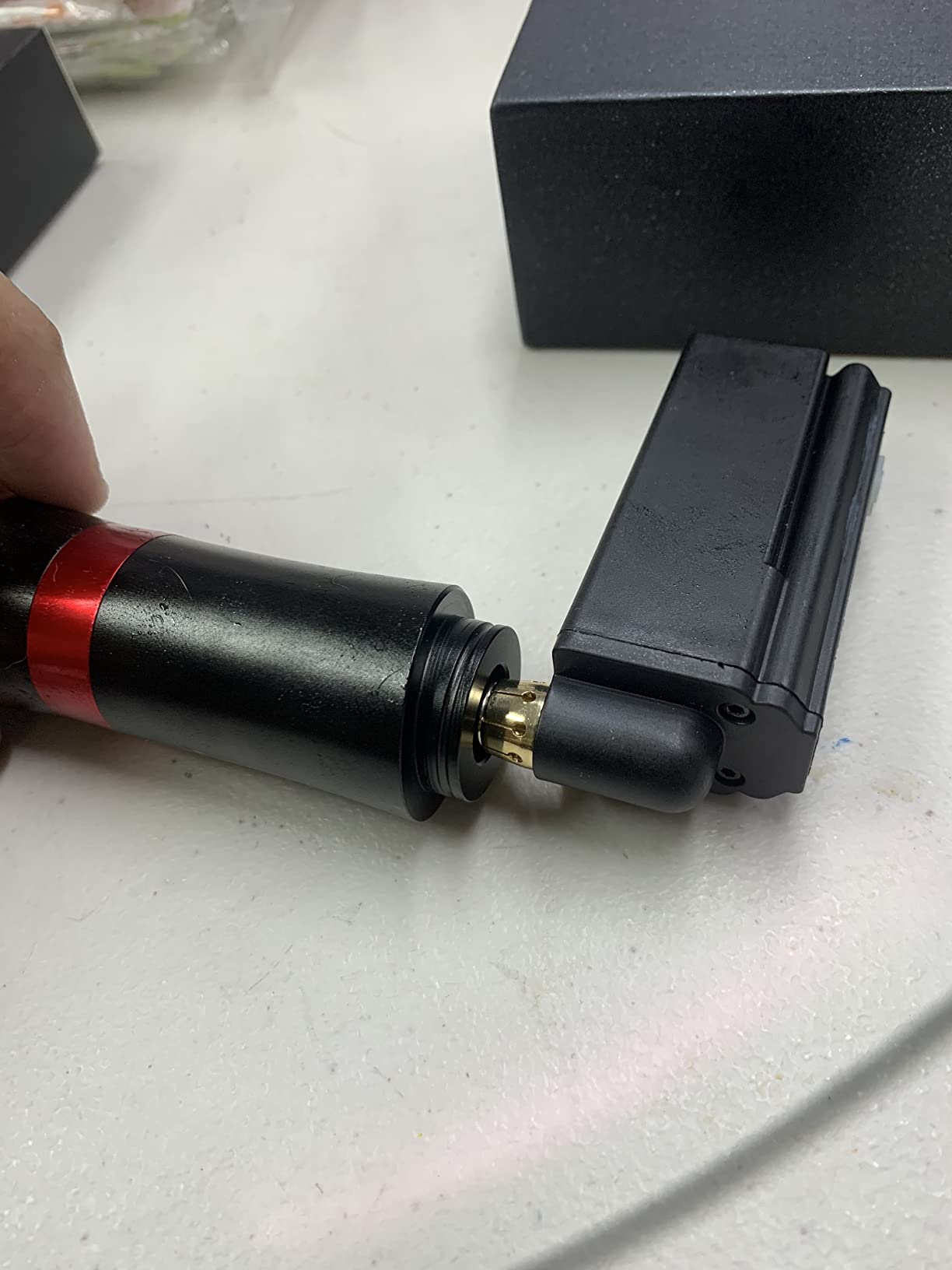HAWINK Tattoo Gun Kit with Power Supply LCD digital 1600mAh 2PCS Tattoo Battery customer photo 1