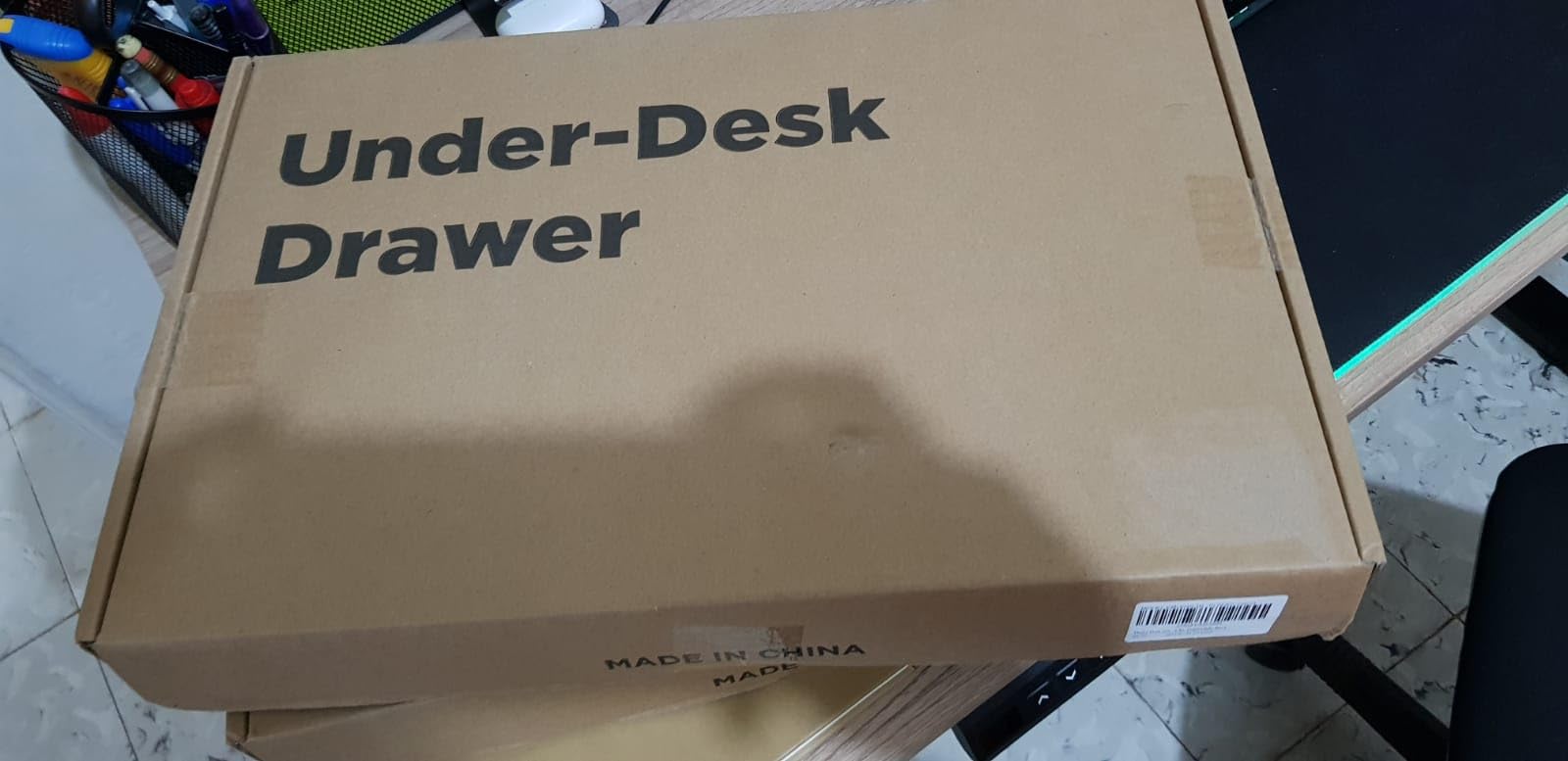 PUTORSEN Under Desk Storage Drawer 14.8