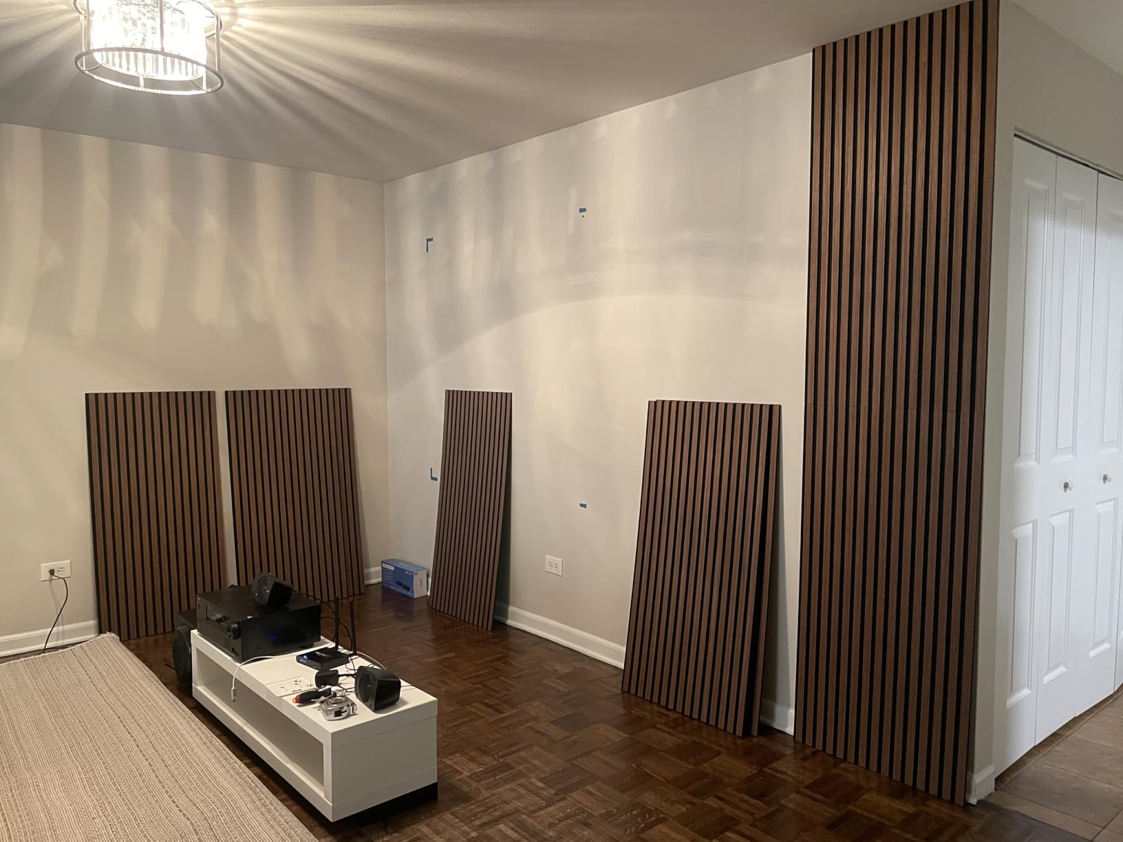TONOR Wood Wall Panels for Interior Wall Decor-4 Pack 47.2