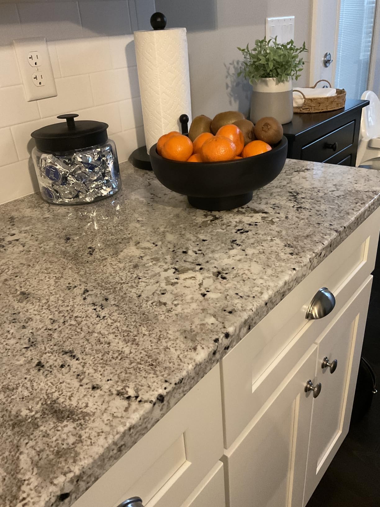 OAKOA Large Decorative Bowl - Stone Fruit Bowl - Stone Bowl Decorative customer photo 2