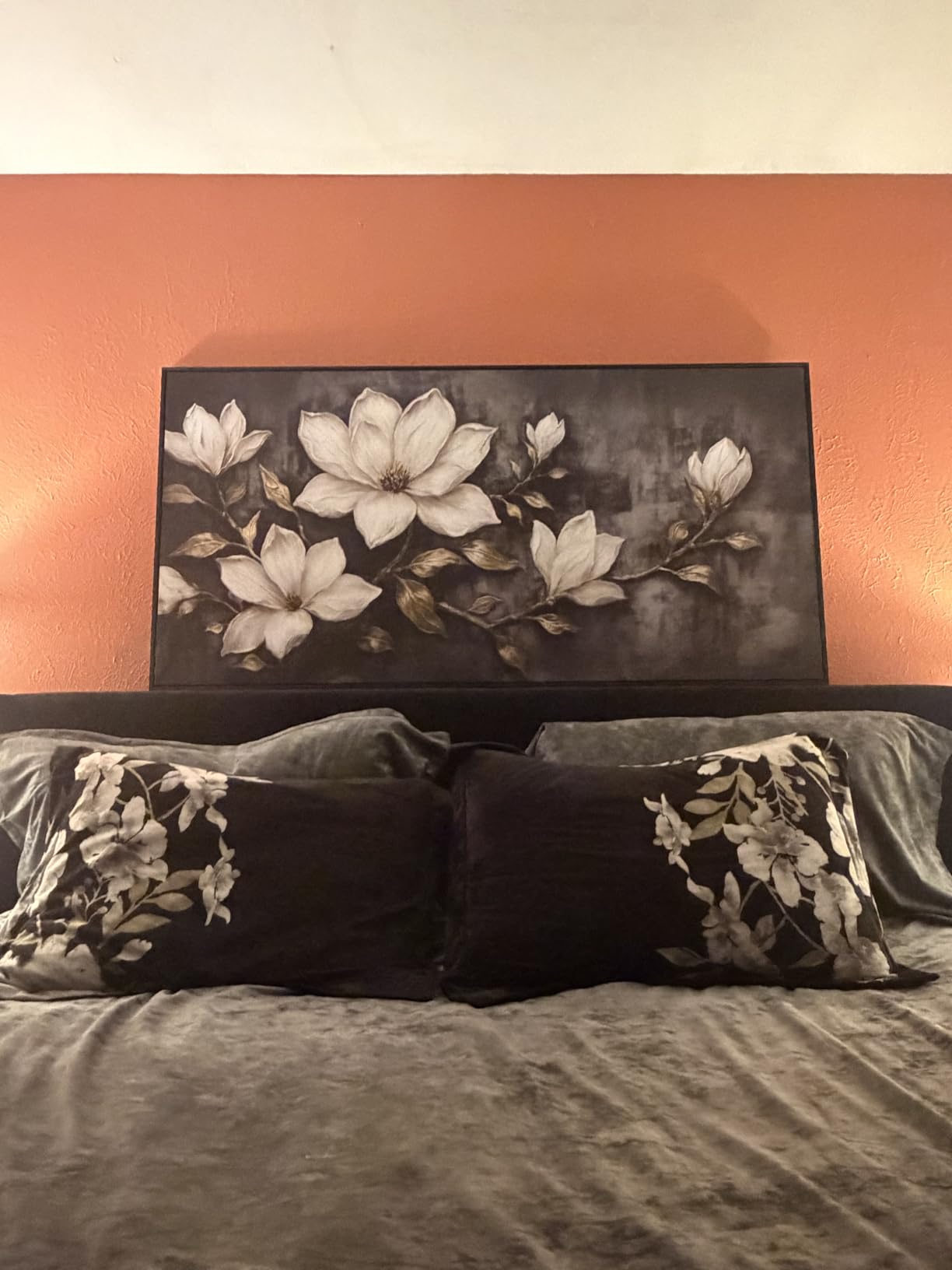 Large Framed Vintage Floral Botanical Wall Art for Living Room, 30x60 In customer photo 2