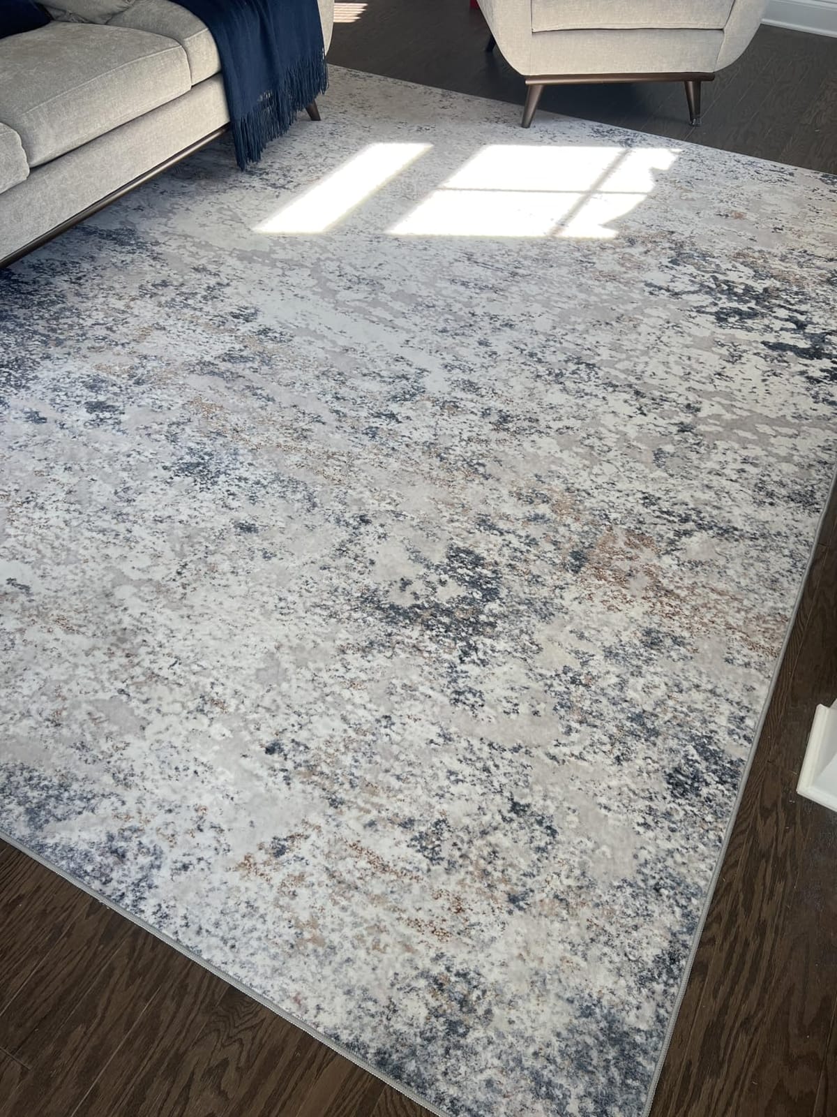DMOYEST 8x10 Washable Area Rug Abstract Modern Non-Slip Indoor Carpet customer photo 1