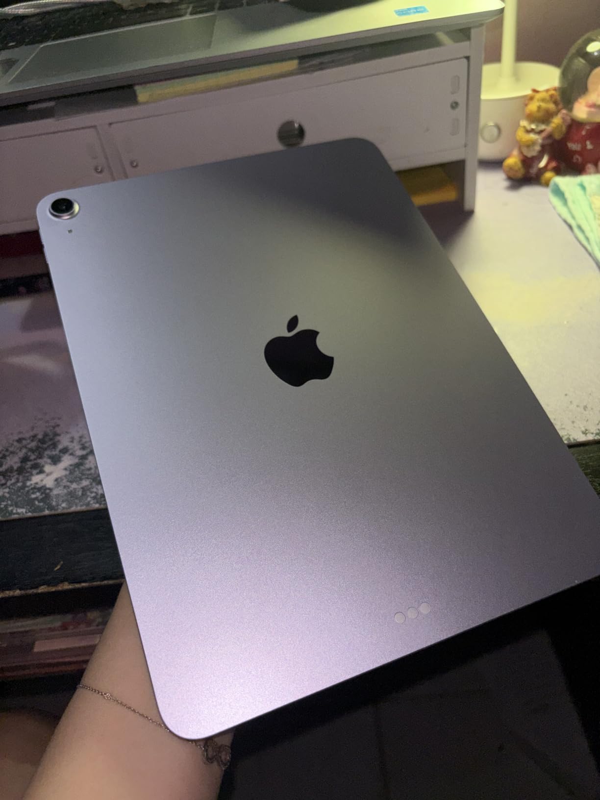 Apple iPad Air 11-inch (M4): Liquid Retina Display, 256GB, 12MP Front/Back Camera, Wi-Fi 7 with Apple N1, Touch ID, All-Day Battery Life — Blue customer photo 2